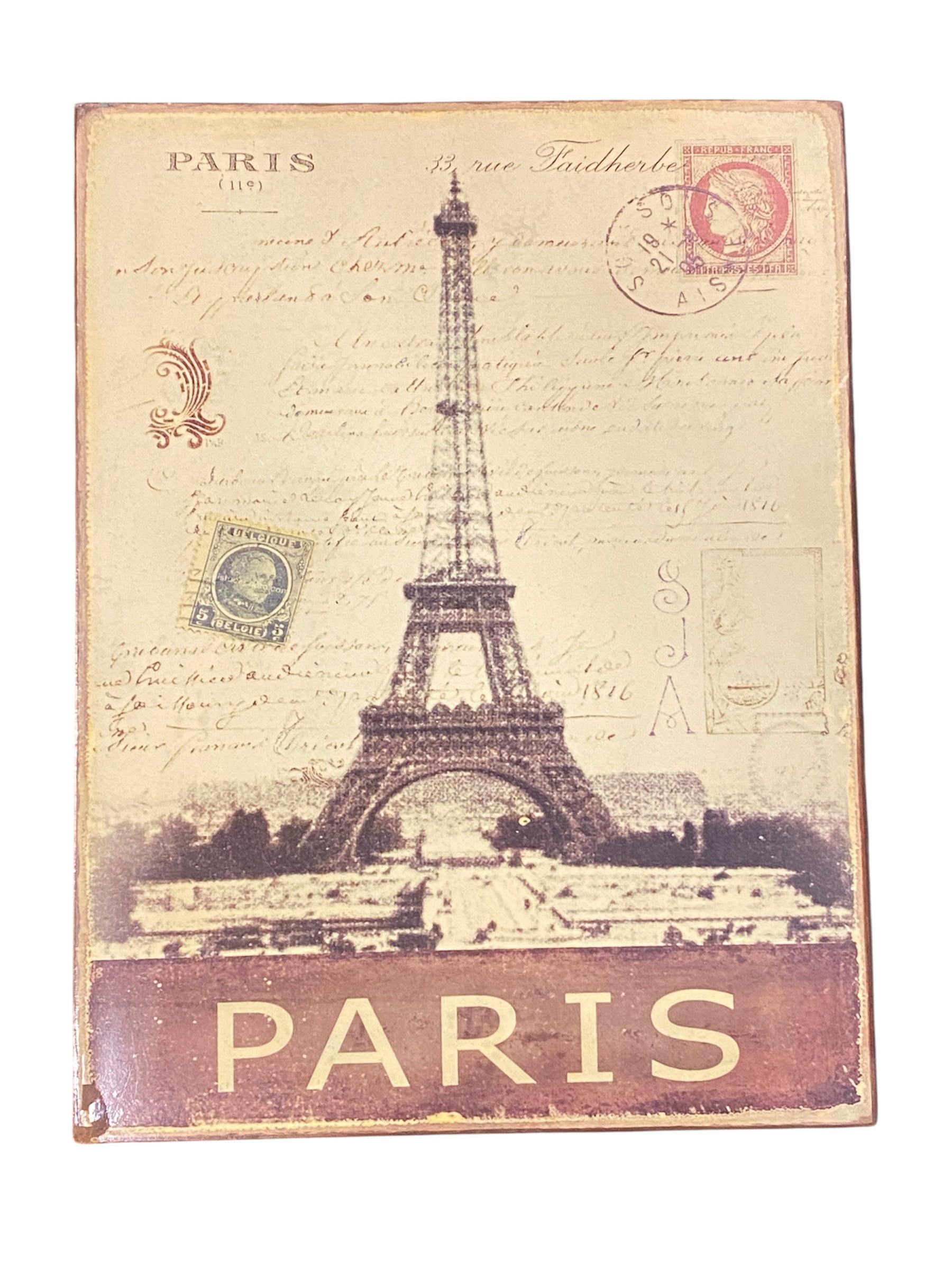Rustic Metal Paris Sign