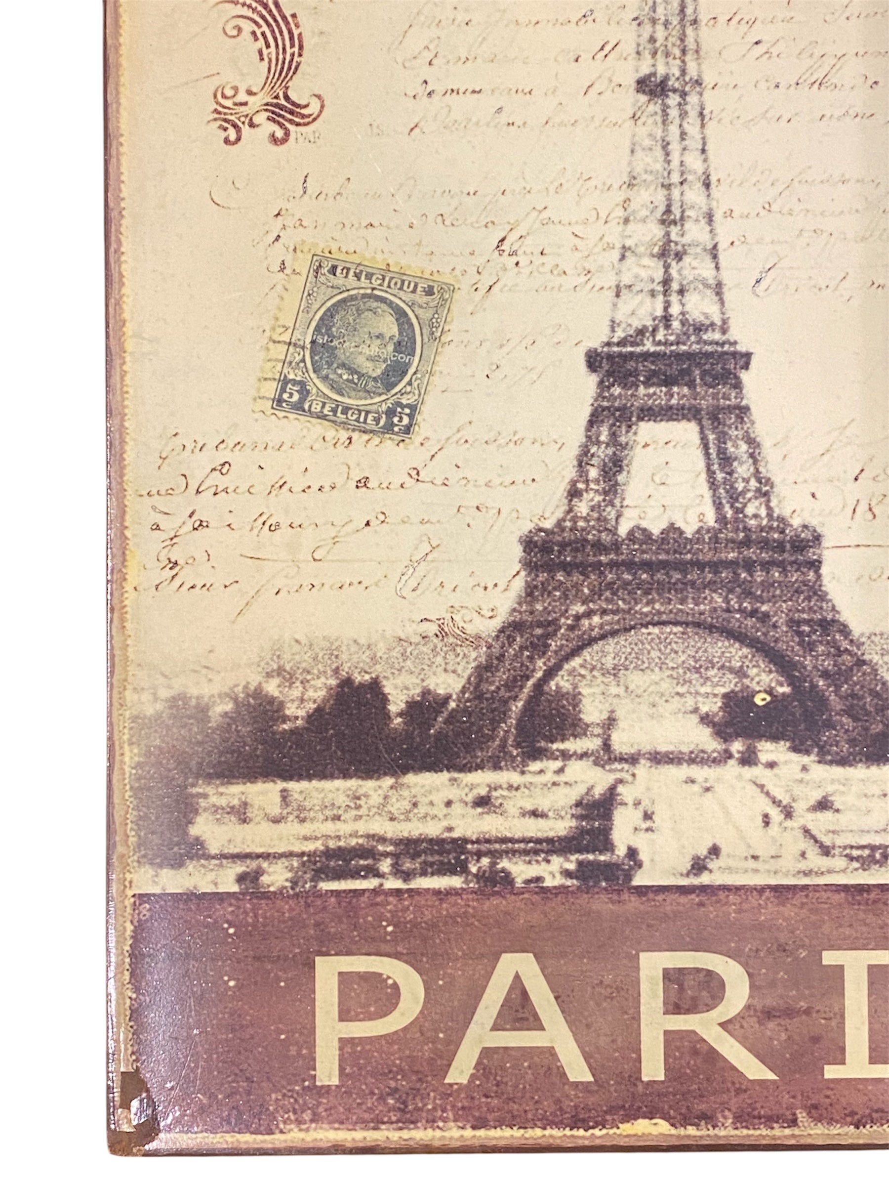 Rustic Metal Paris Sign