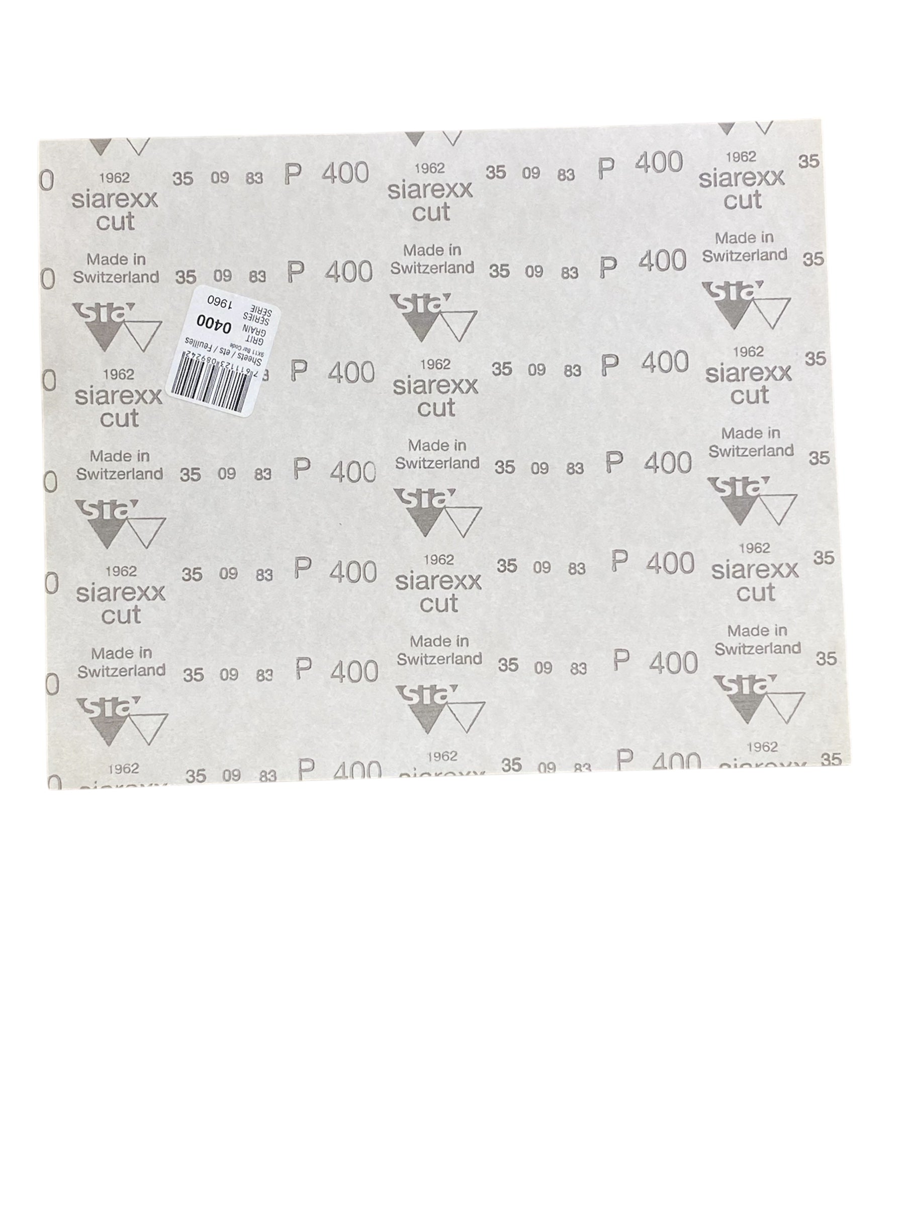400 Grit Sandpaper Sheet
