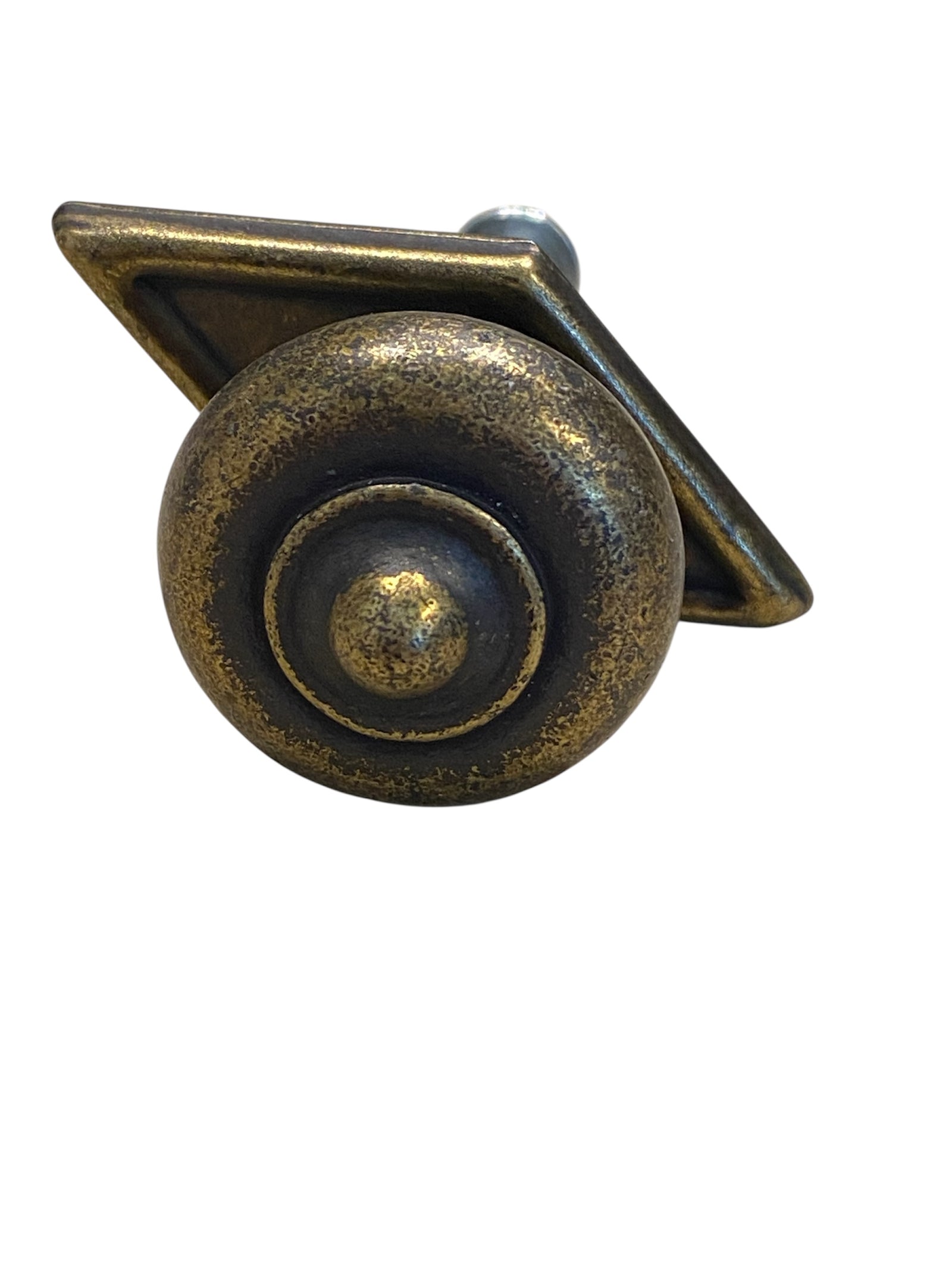 Vintage Knob with Diamond Backplate