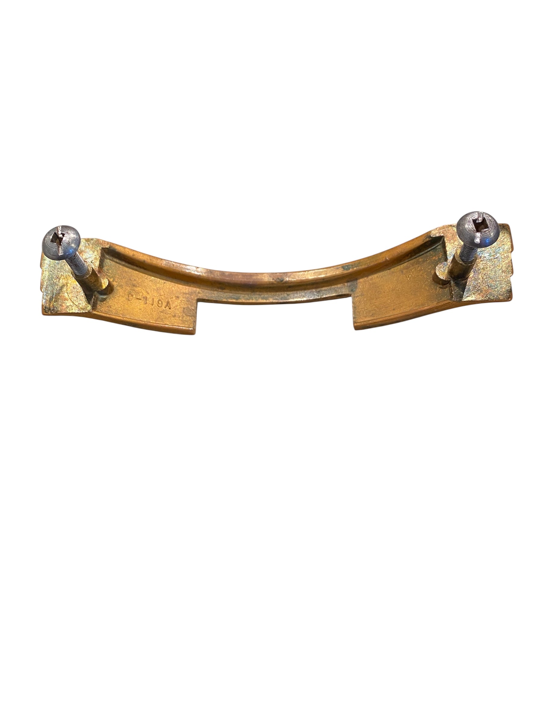 Art Deco Copper Curved Cabinet Pull