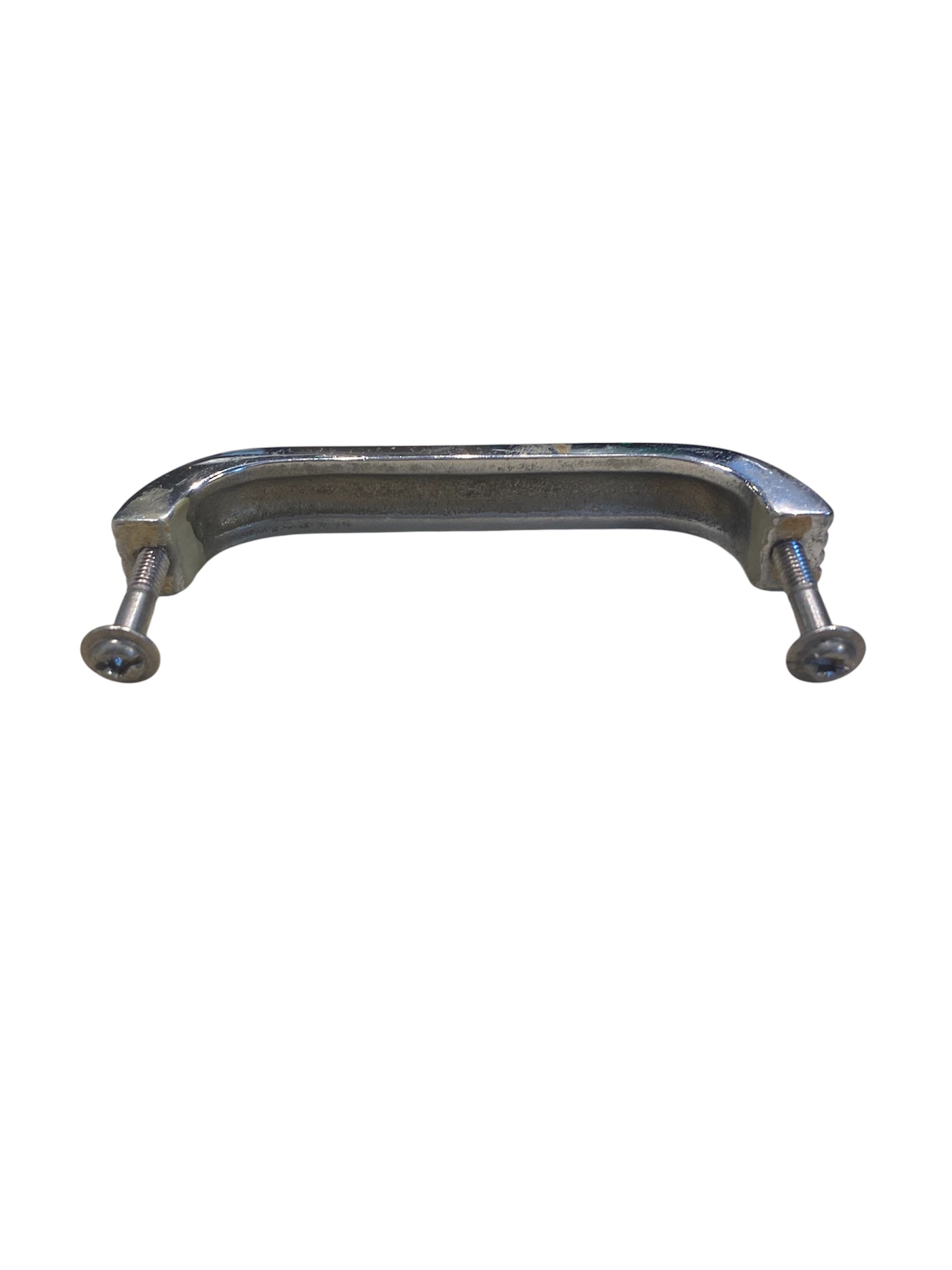 Retro Chrome Ribbed Drawer Pulls