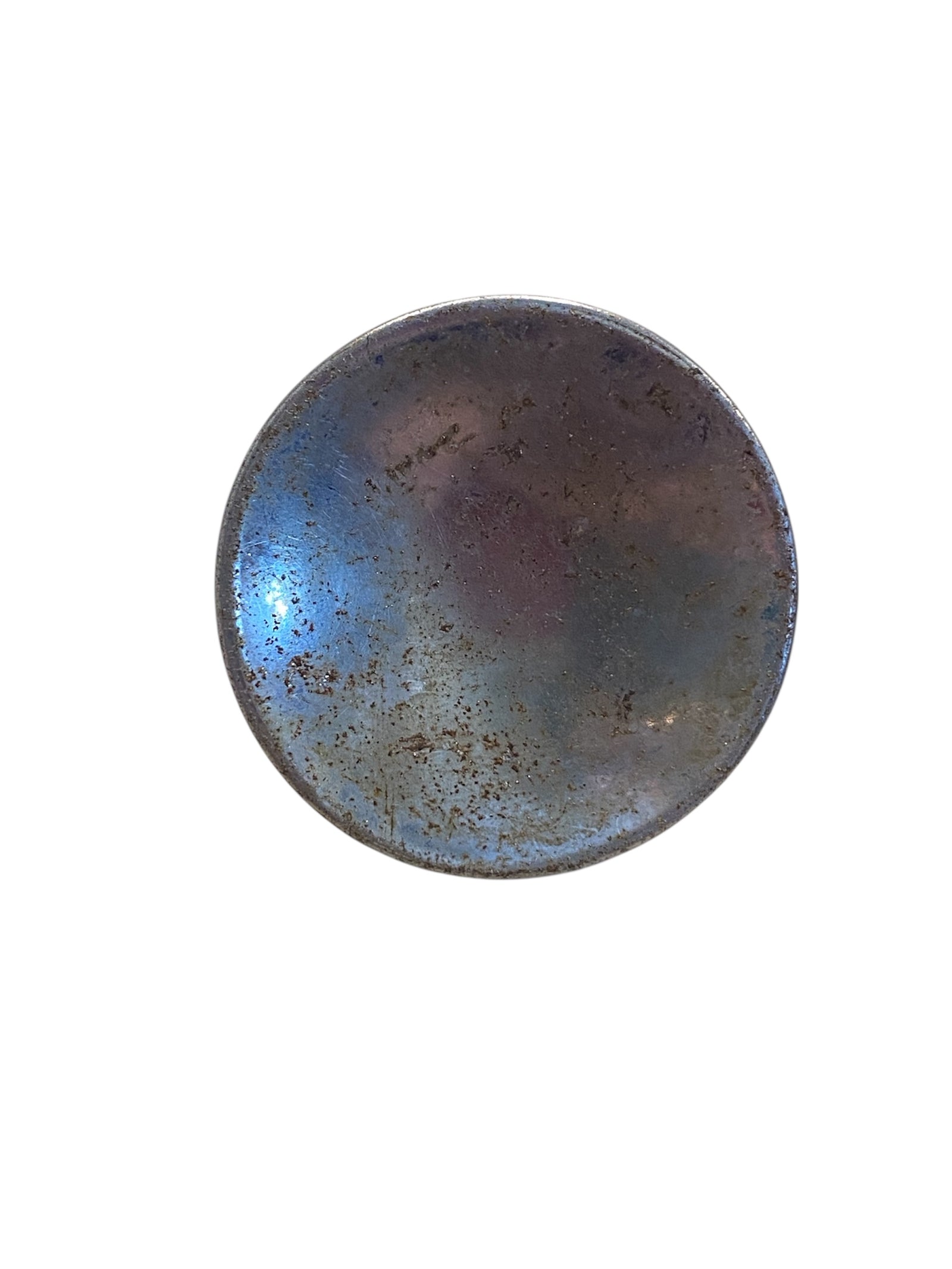 Round MCM Chrome Drawer Pull