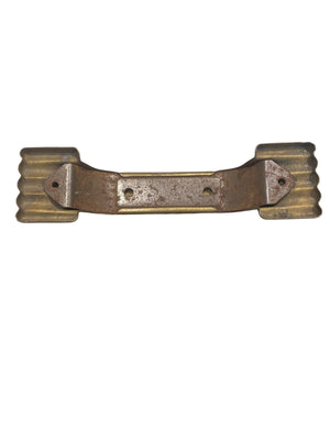 Ribbed Brass Coloured Handle