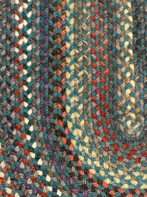 Braided Wool Oval Rug