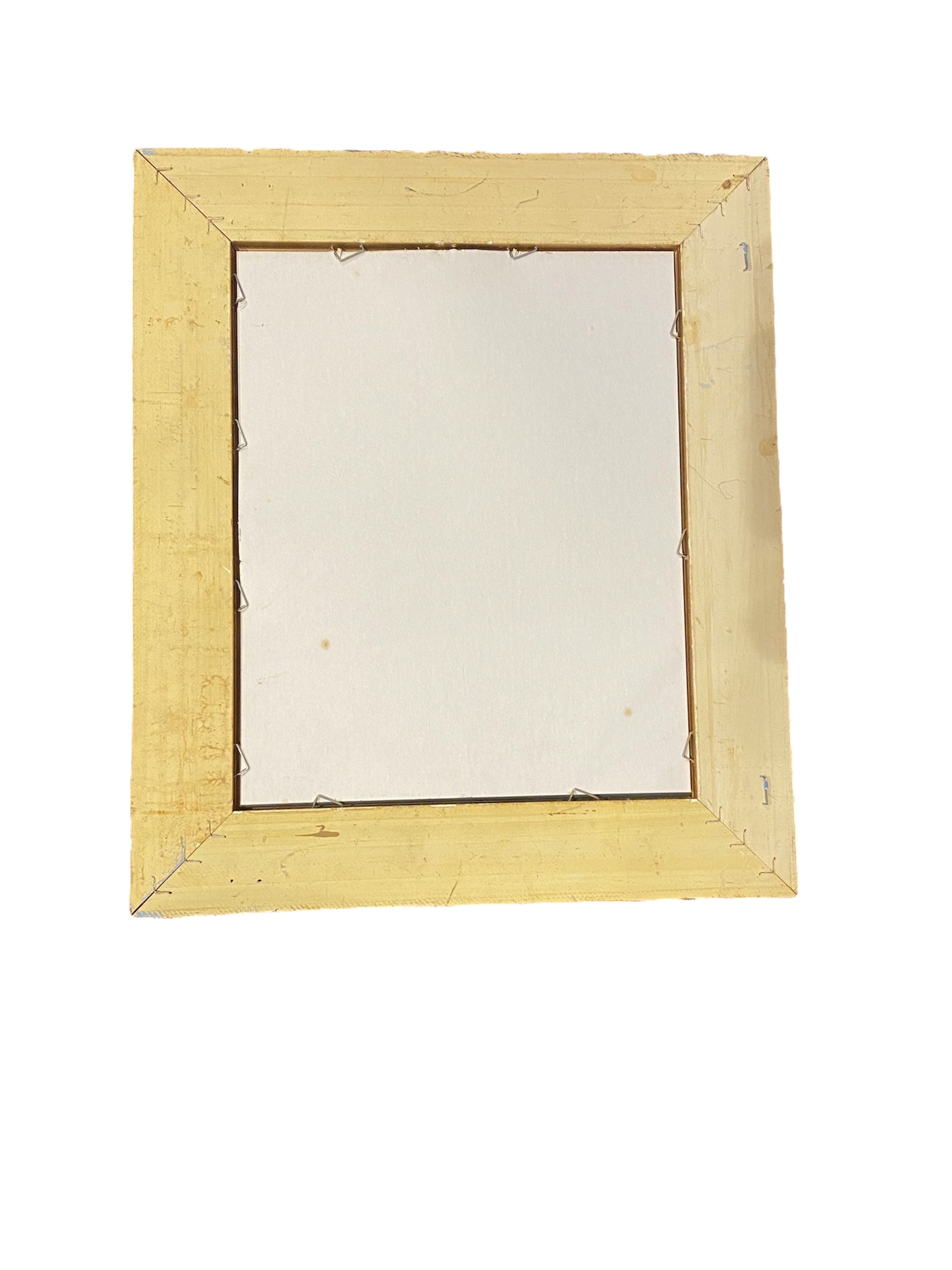 Dark Brown and Gold Ornate Mirror