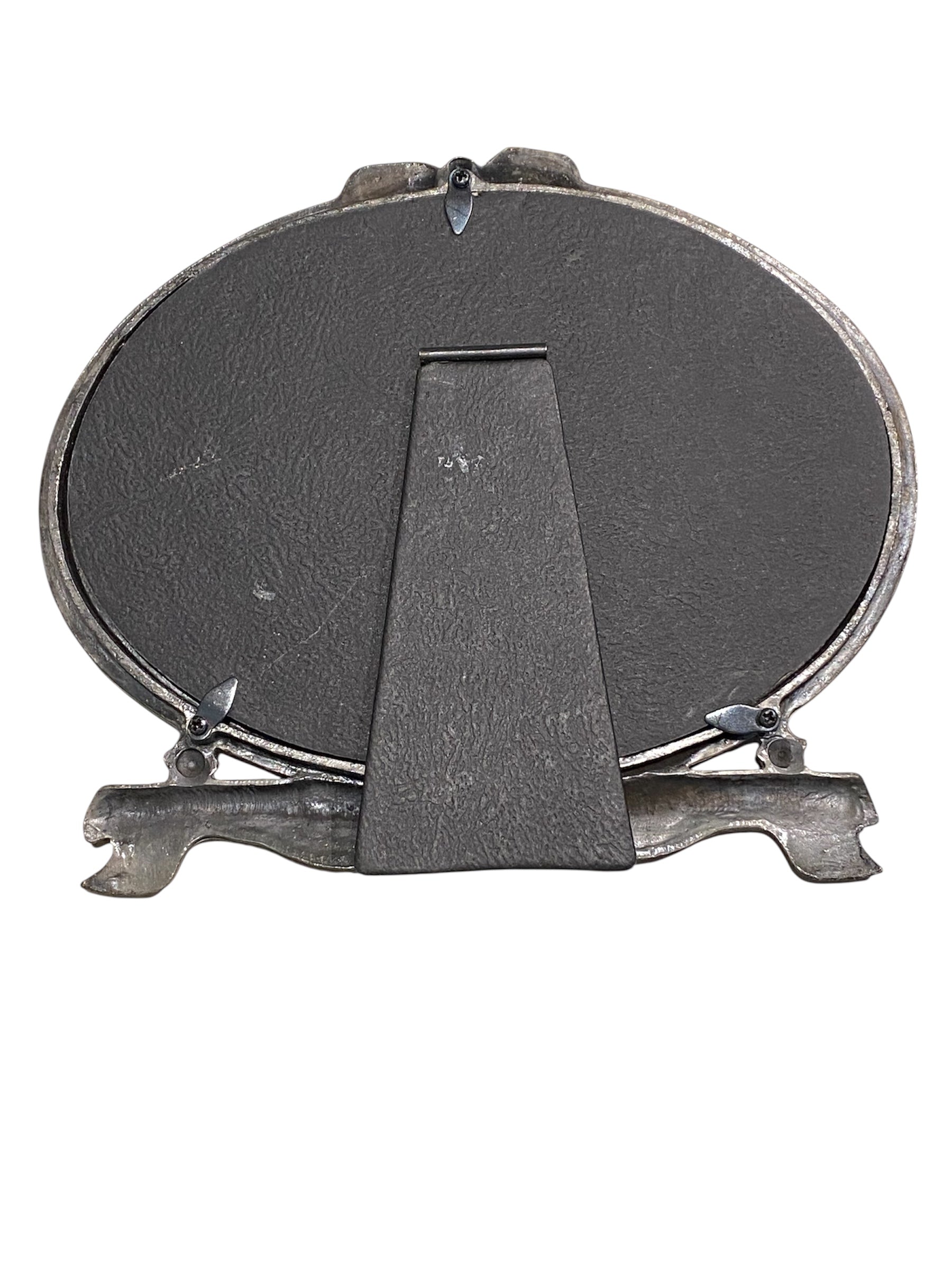 Vintage Oval Pewter Frame