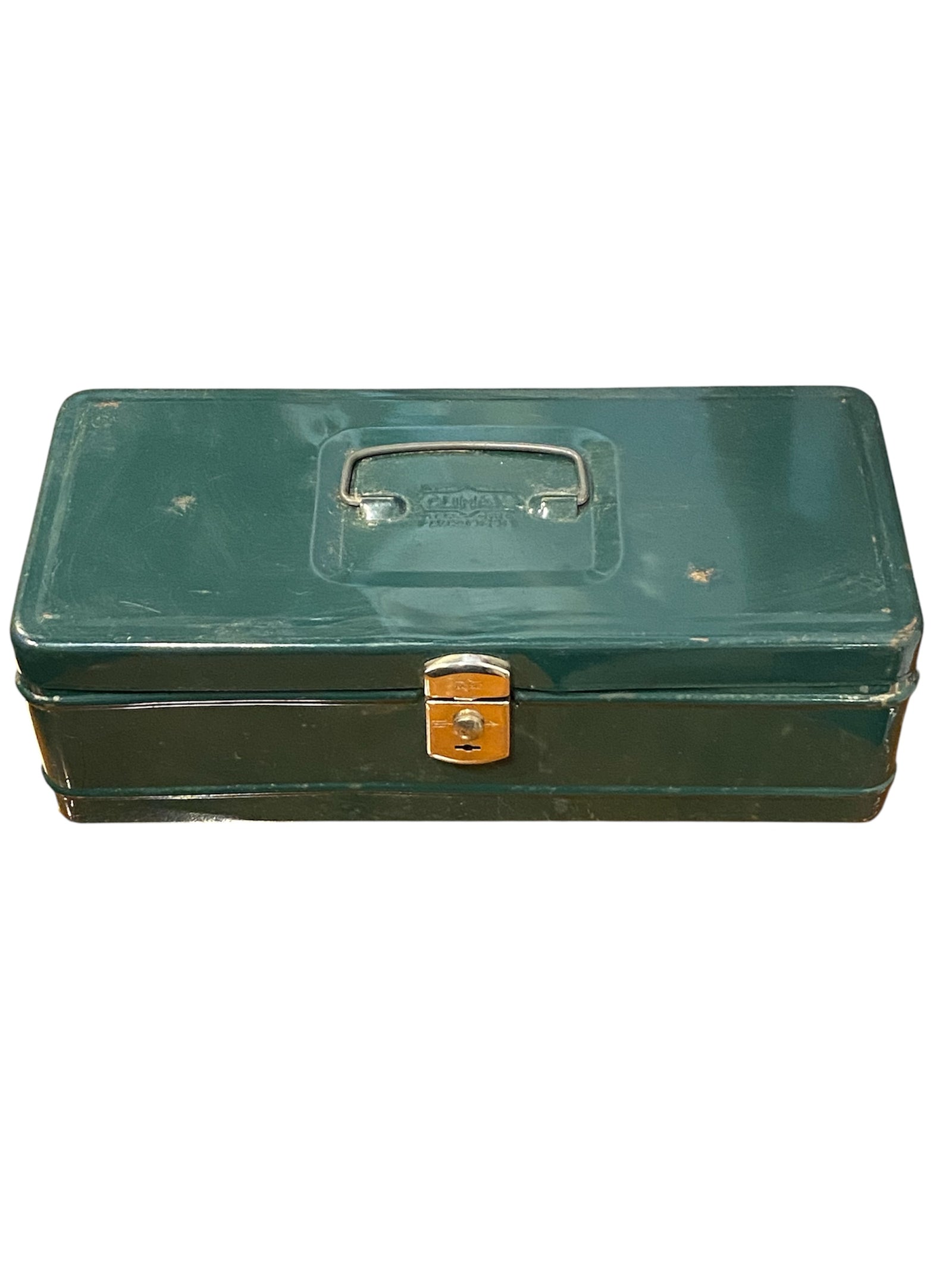 Climax Vintage Dark Green Tacklebox