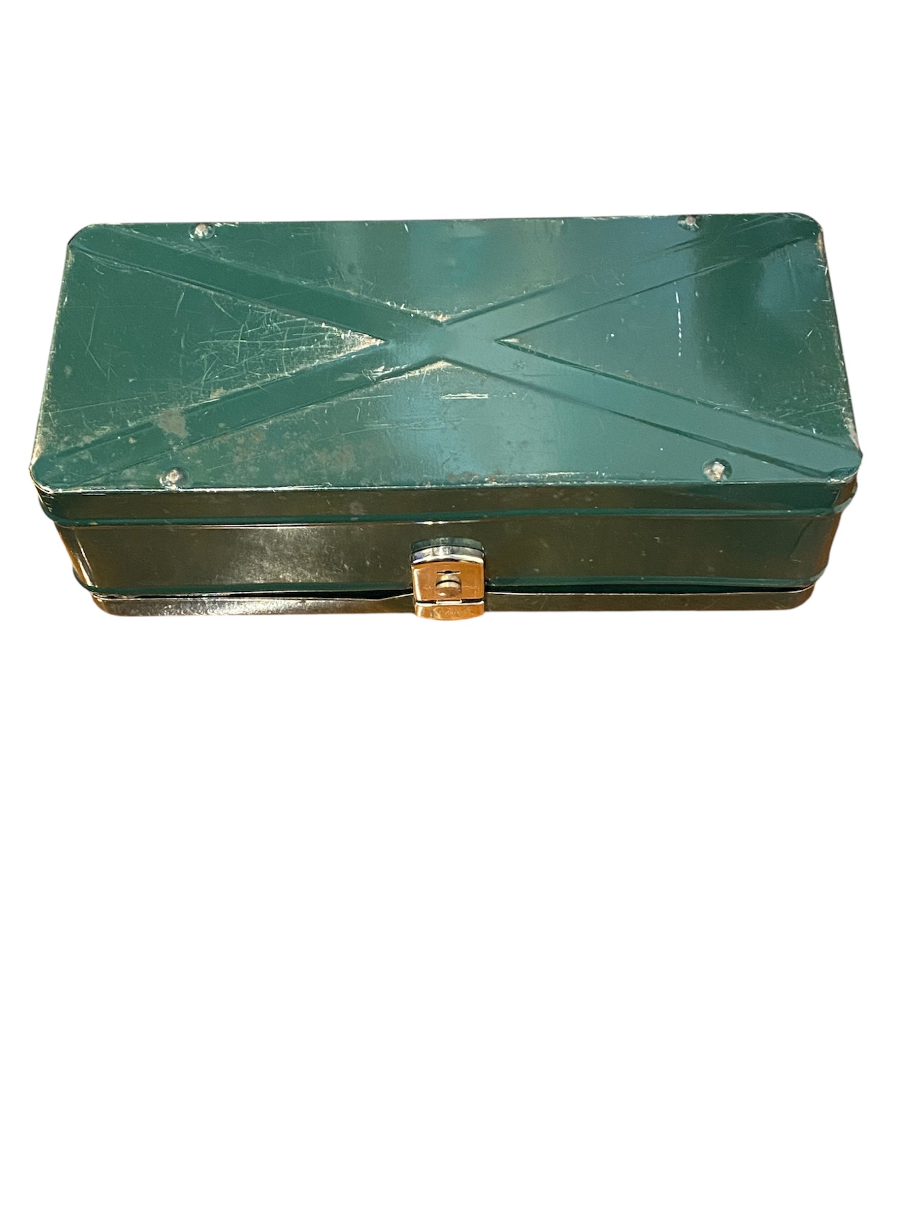 Climax Vintage Dark Green Tacklebox