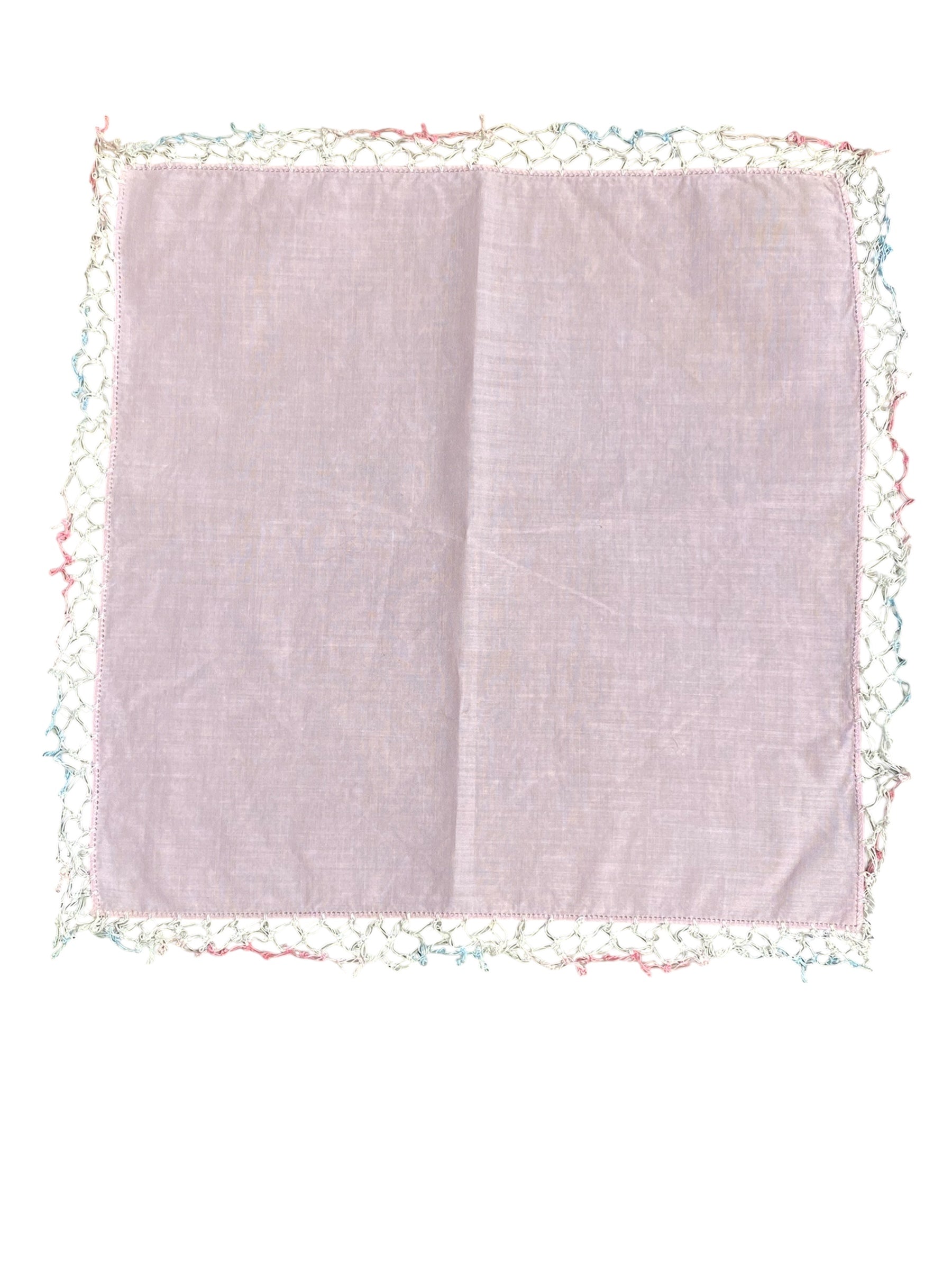 Hanmdmade Pink Handkerchief
