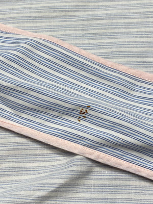 Blue Striped Cross-Back Apron