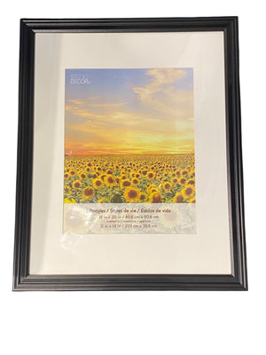 Extra-Large Black Frame with Matte and Glass