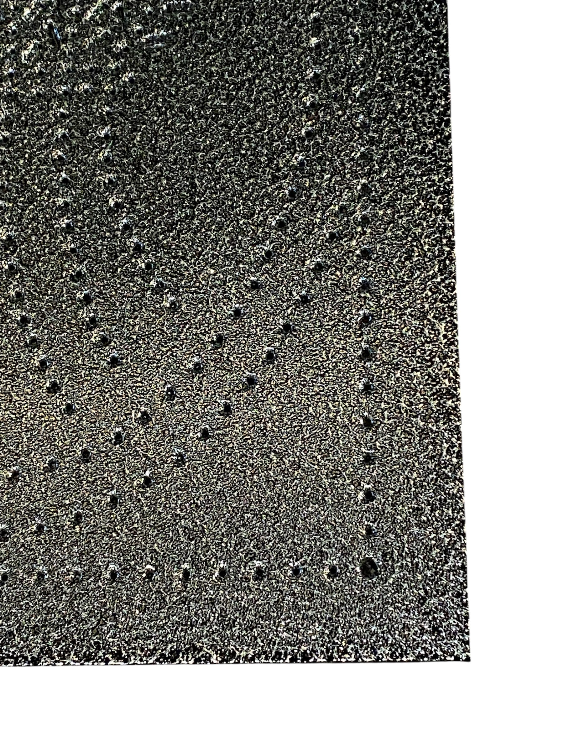 Wheat Punched Tin Panel (Dark Silver/Black)