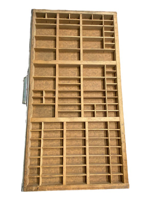 Letterpress Printer's Drawer