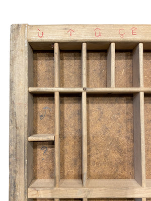 Letterpress Printer's Drawer