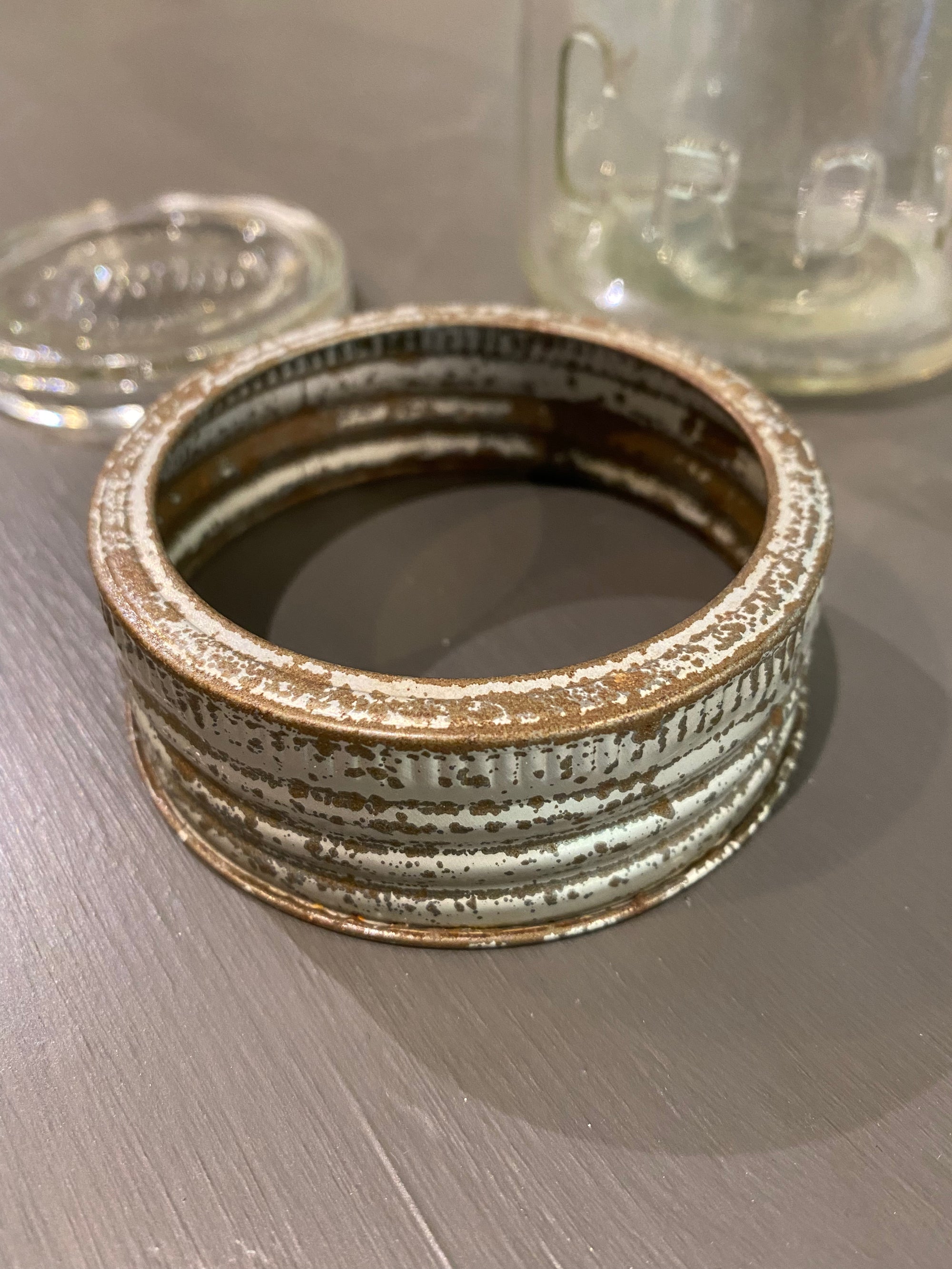1931 Crown Glass Mason Jar wtih Corona Lid