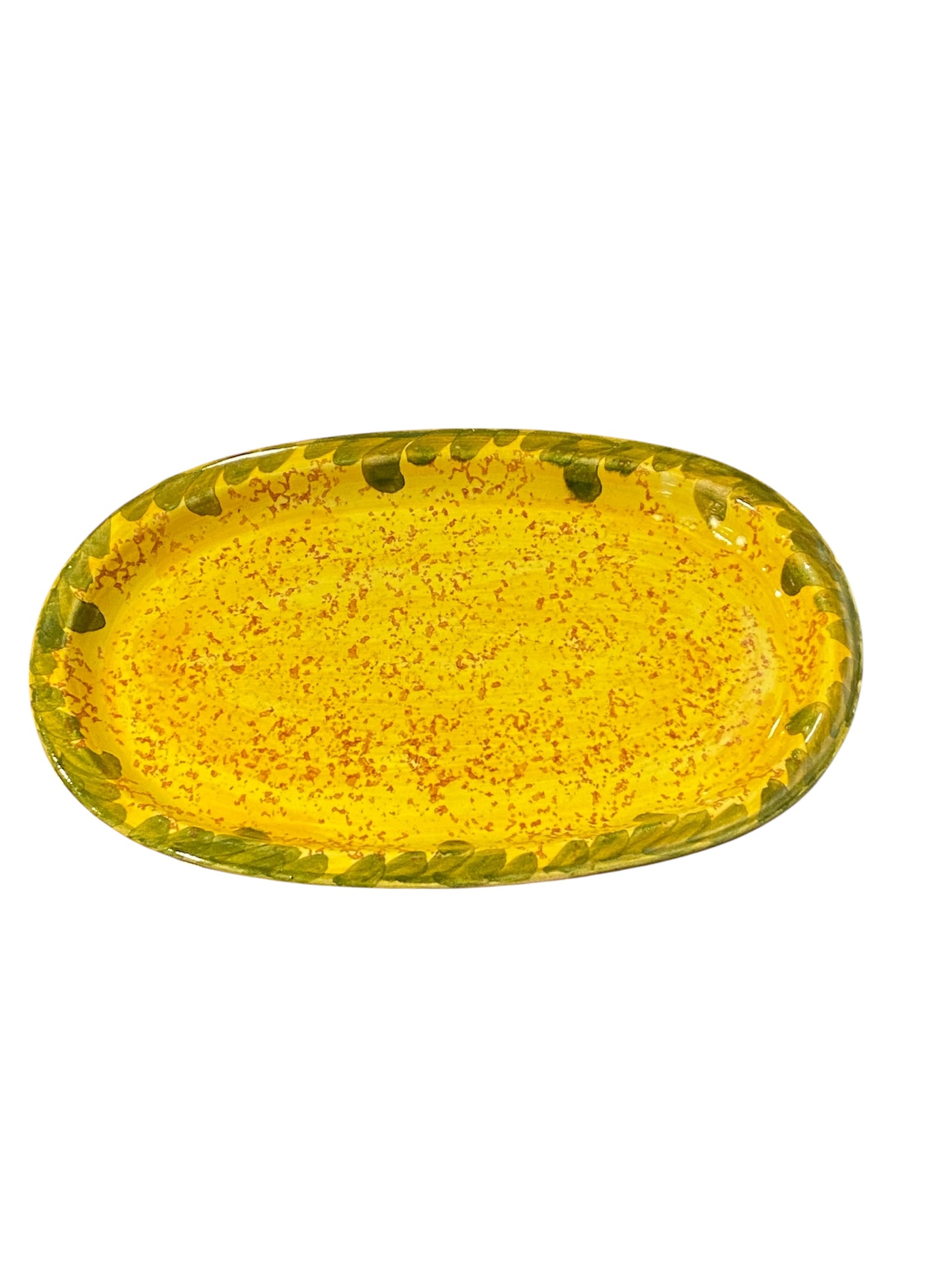 Yellow and Green Trinket Tray