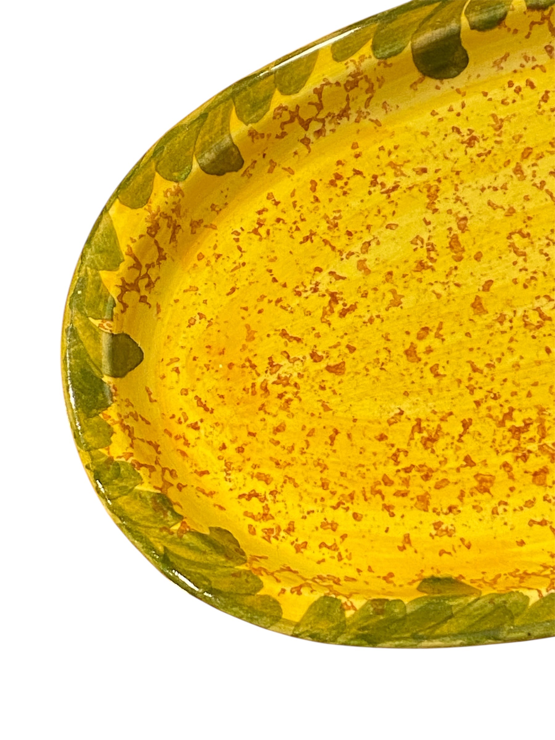 Yellow and Green Trinket Tray