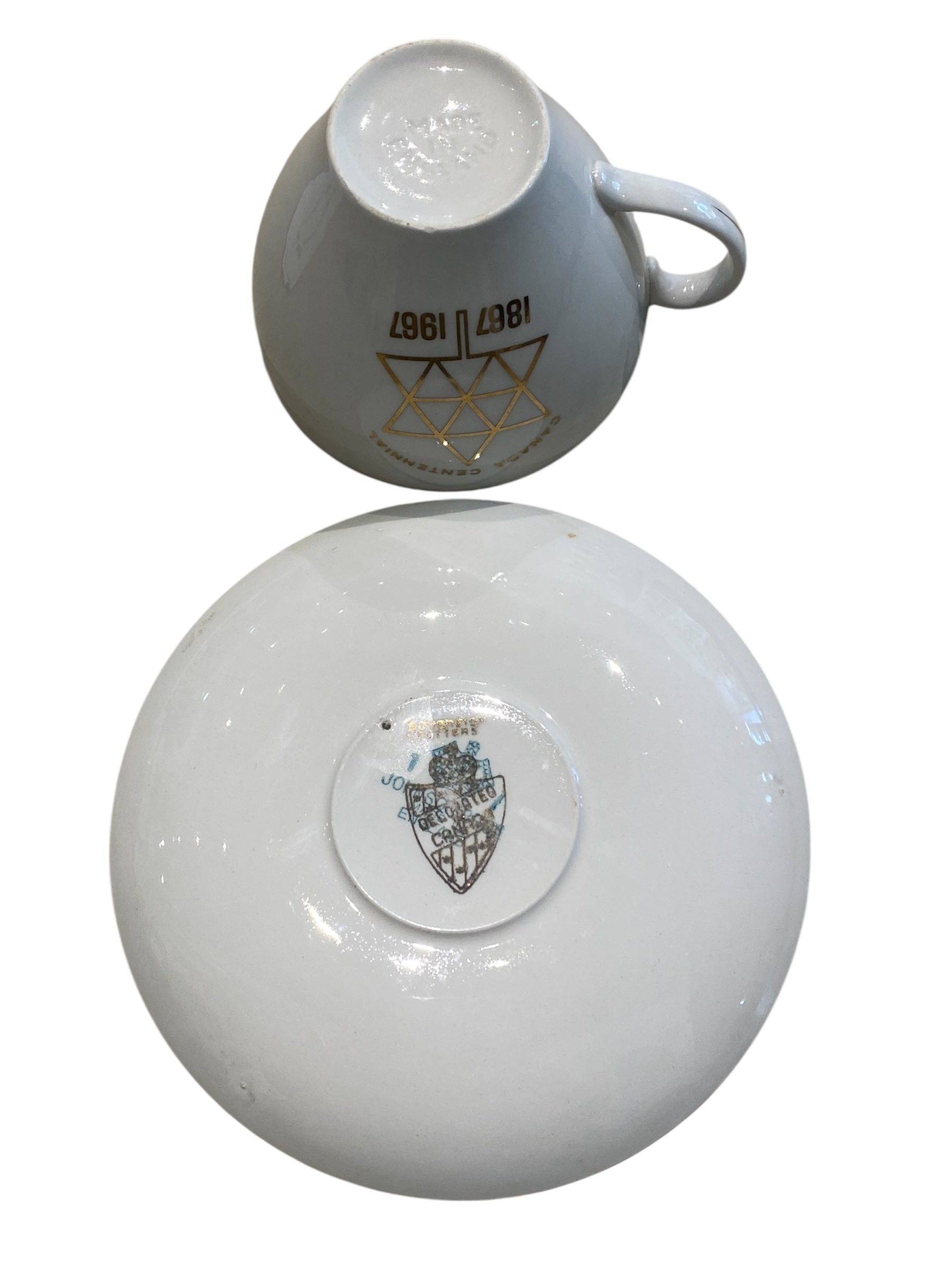 Canada Centennial Souvenir Teacup and Saucer