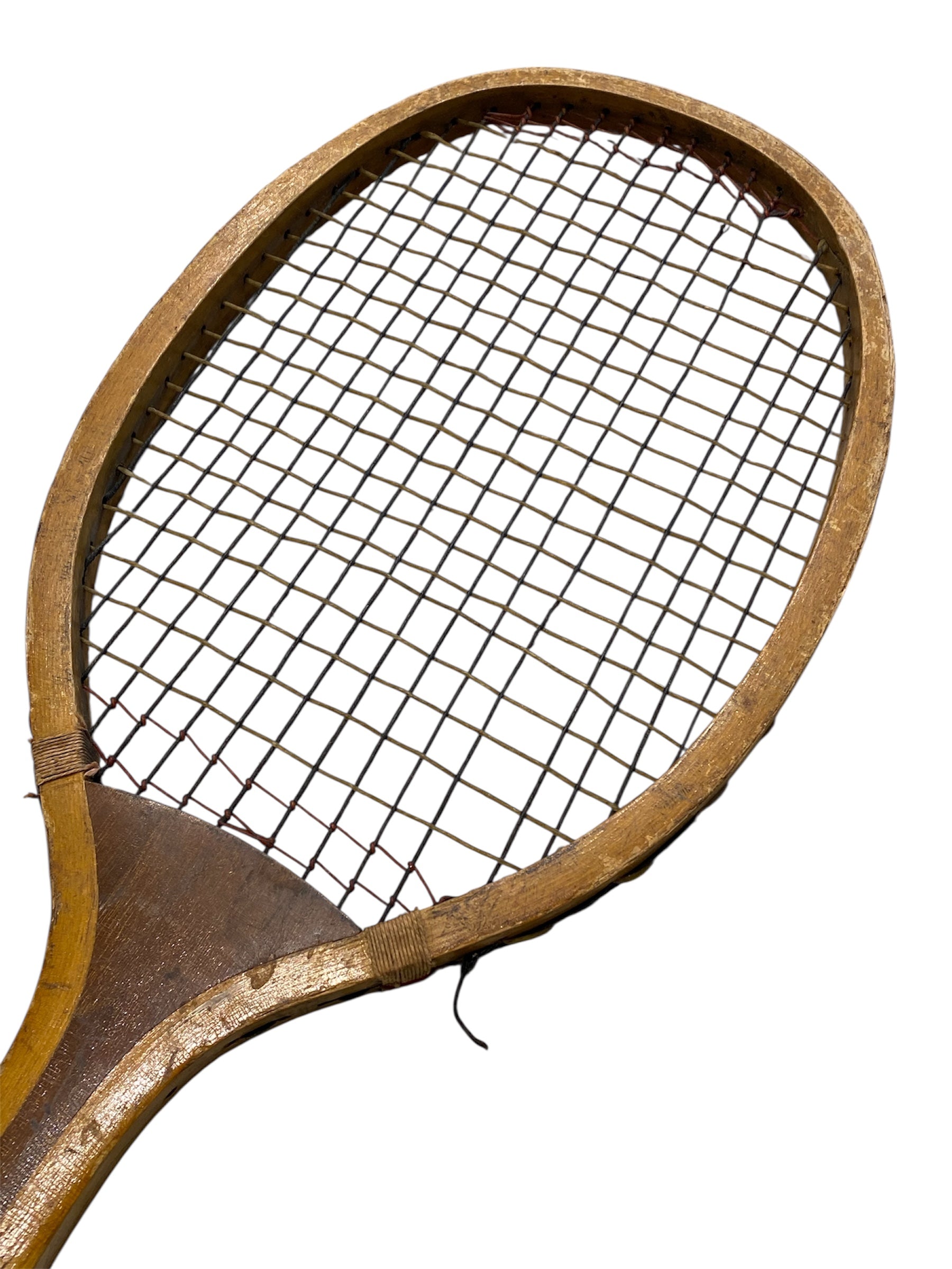 Antique Wooden Tennis Racquet