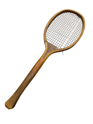 Antique Wooden Tennis Racquet