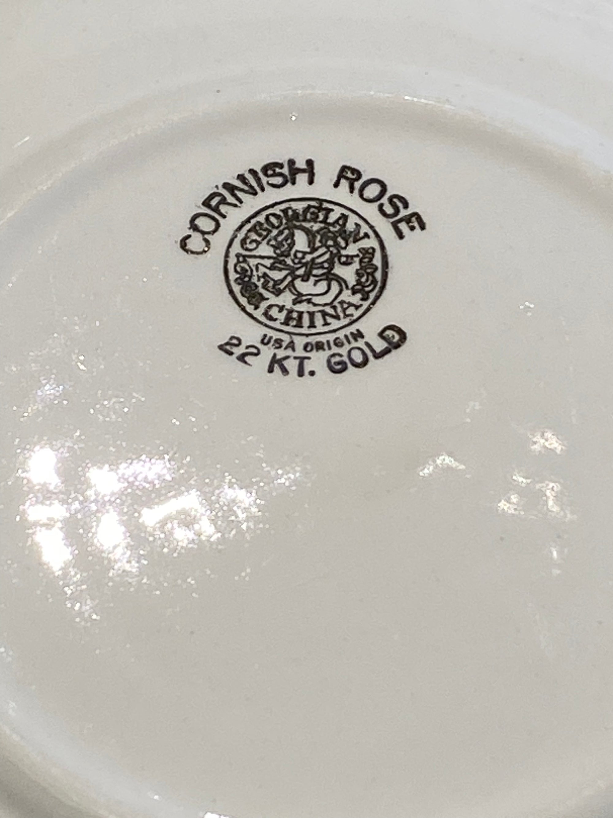 Cornish Rose Saucers/Trinket Dishes