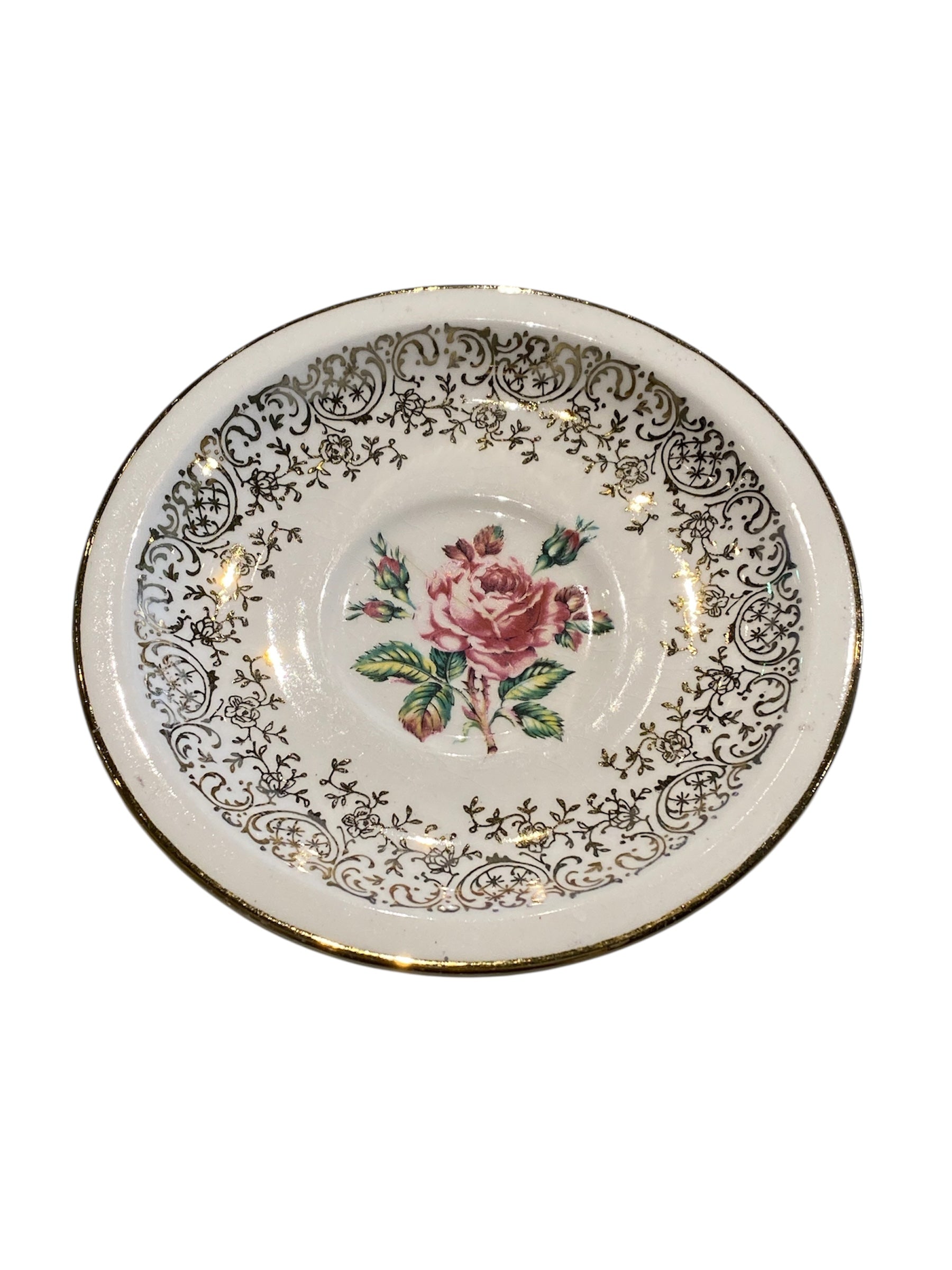 Cornish Rose Saucers/Trinket Dishes