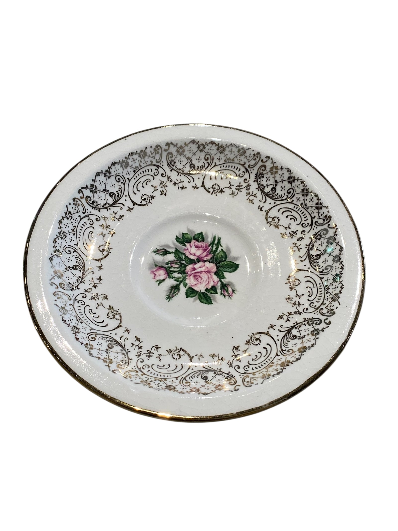 Tudor Rose Saucers/Trinket Dishes