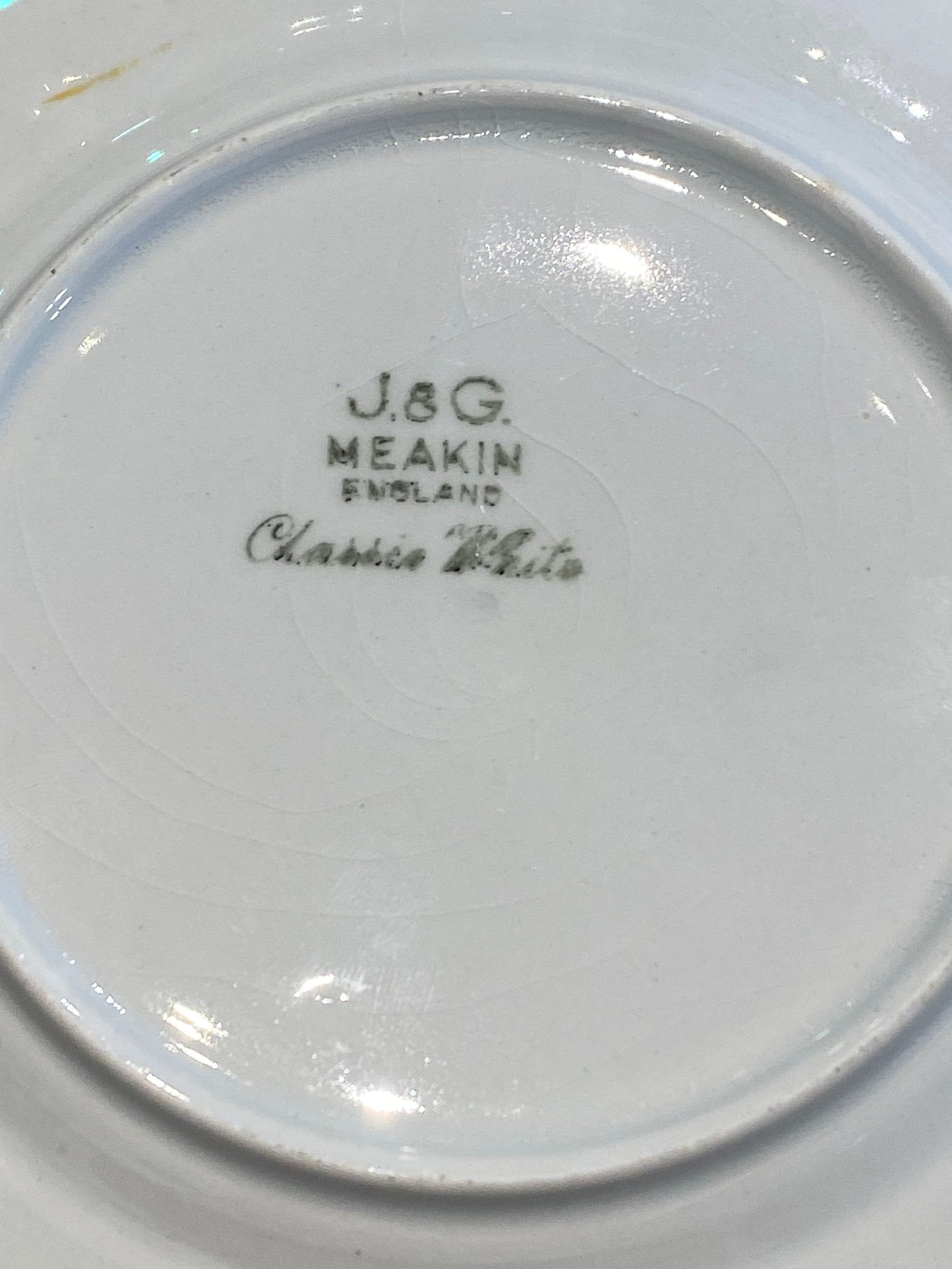 Set of J & G Meakin Ironstone Dishes