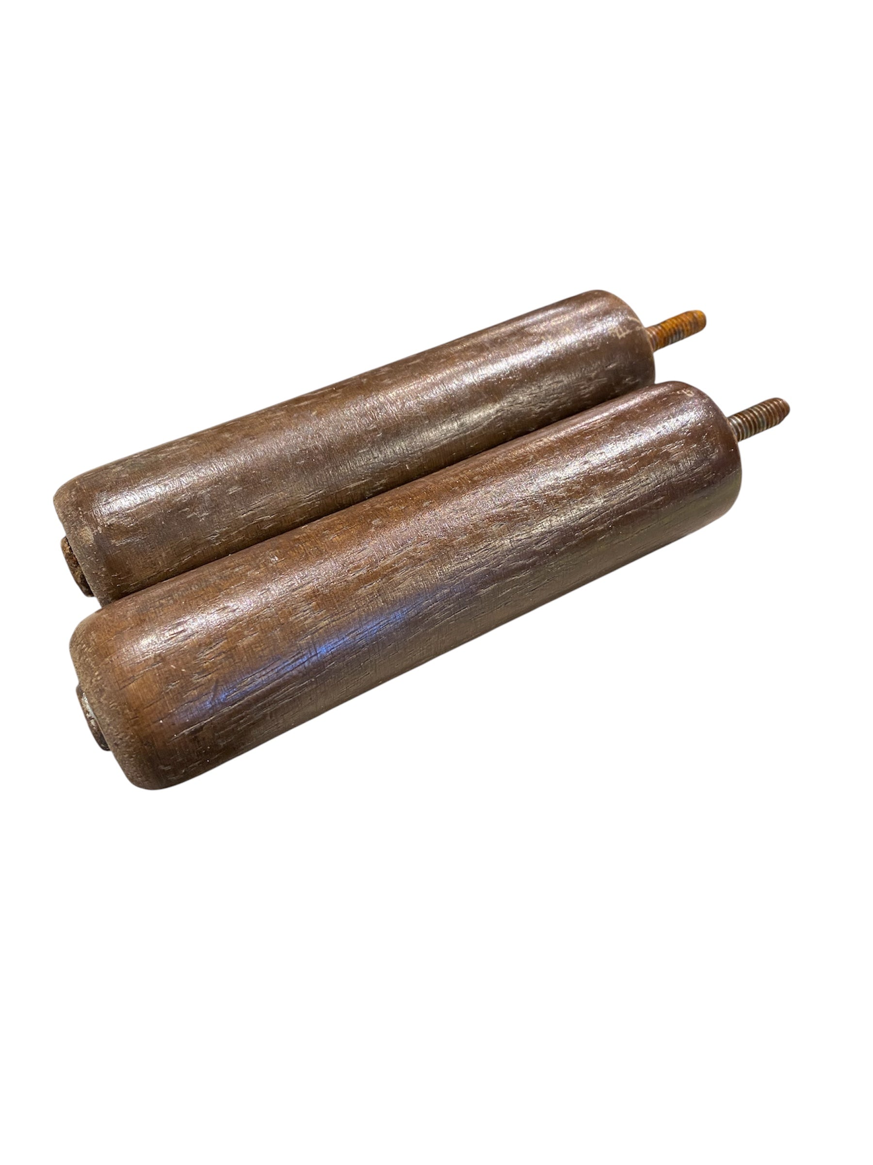 Vintage Dark Round Furniture Legs