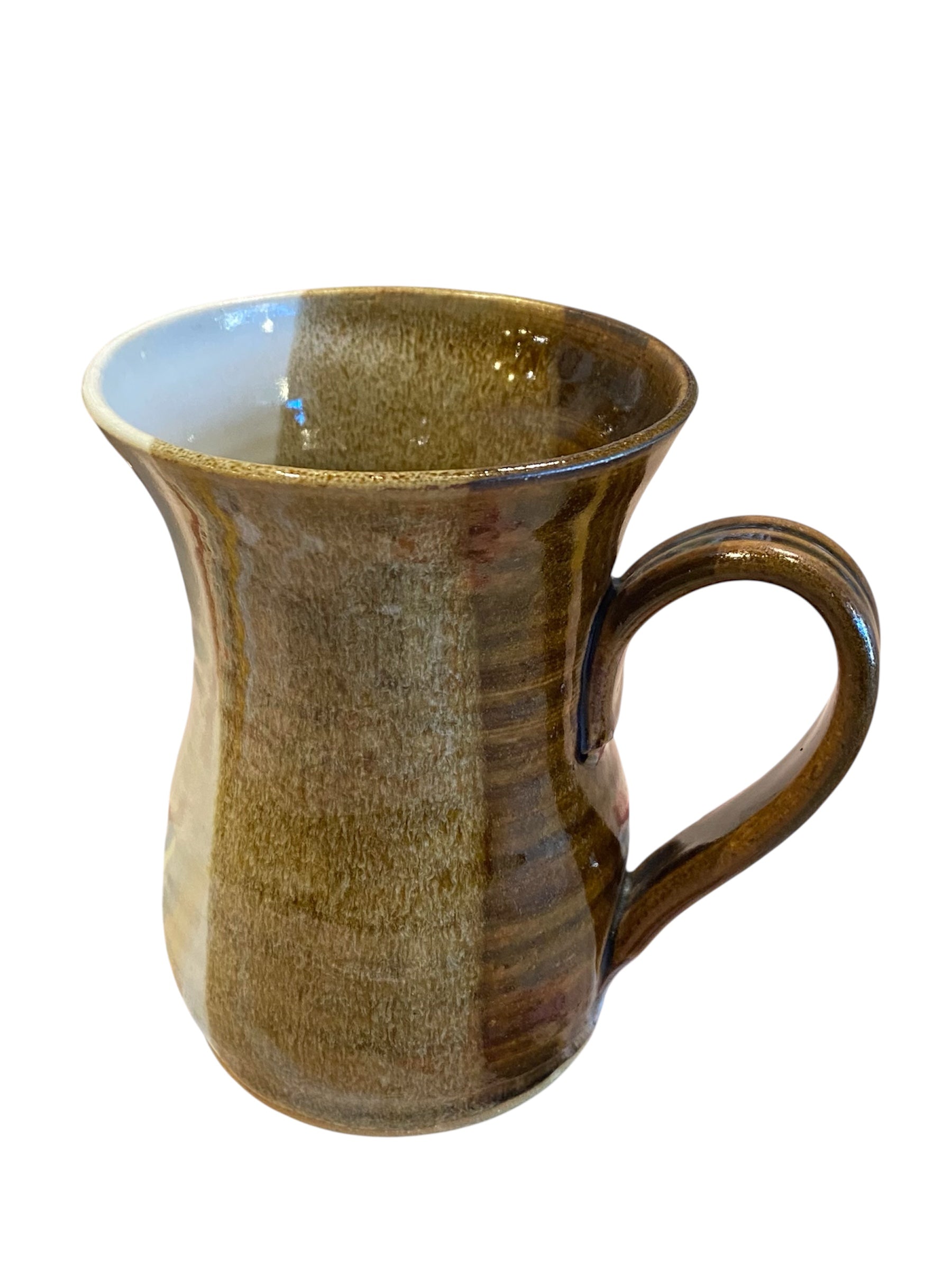 Handmade Vintage Brown Pottery Mug