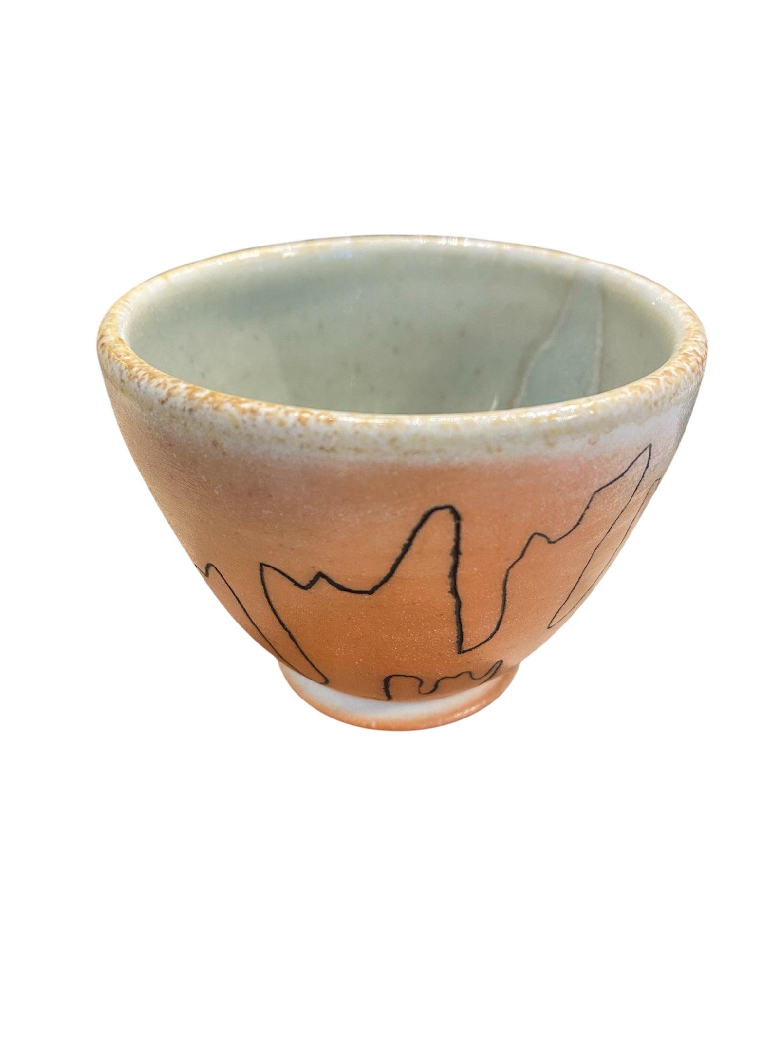 Maple Red Matcha Tea Bowl/Cup