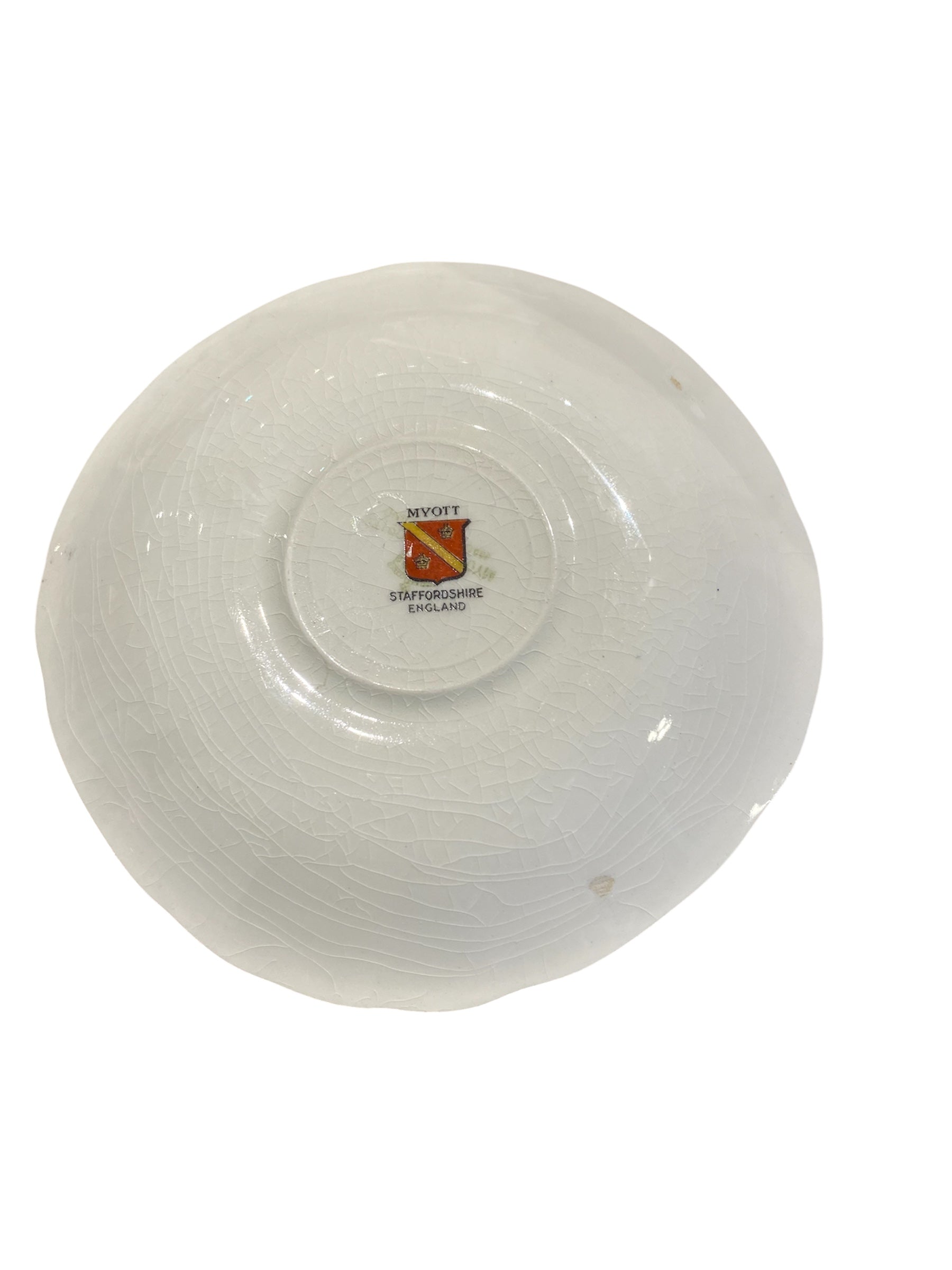 1930's Myott Staffordshire Devon Saucer/Trinket Plate