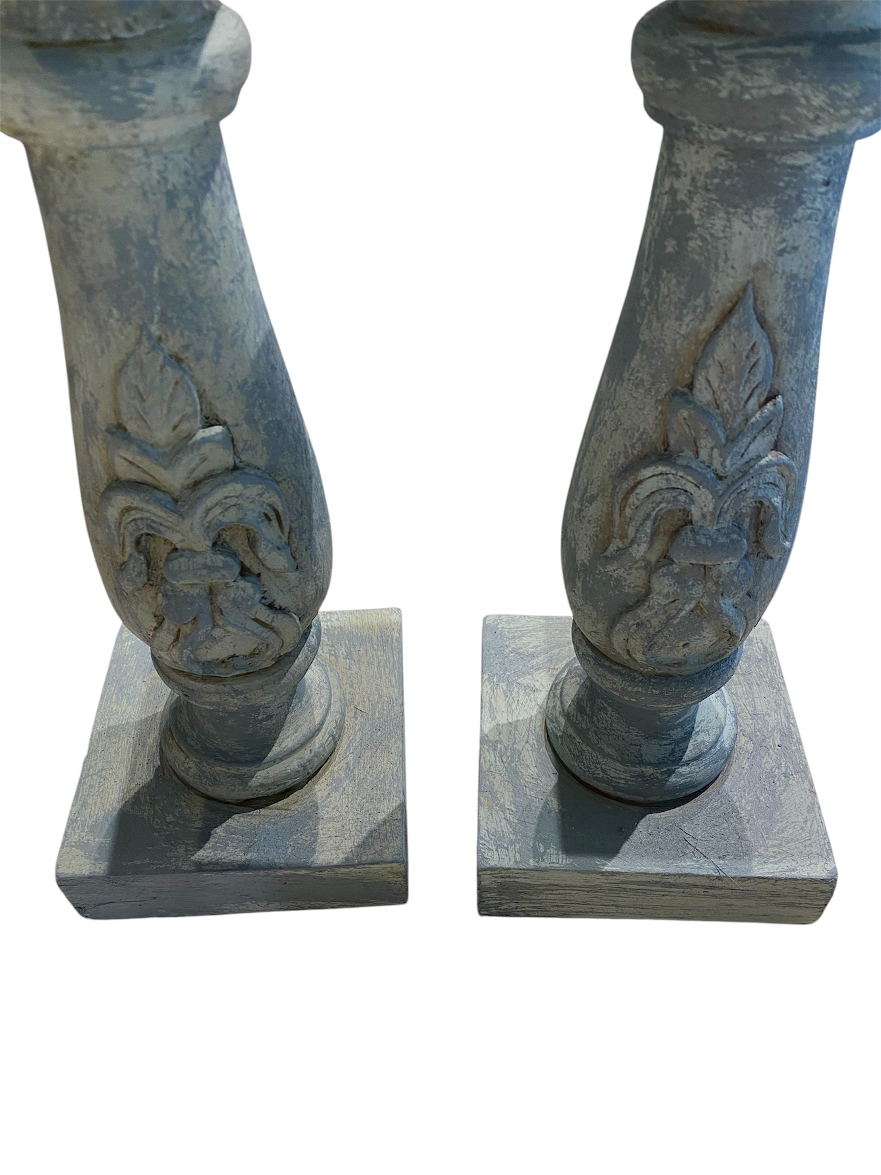 Fleur-de-Lis Pillar Candle Holders