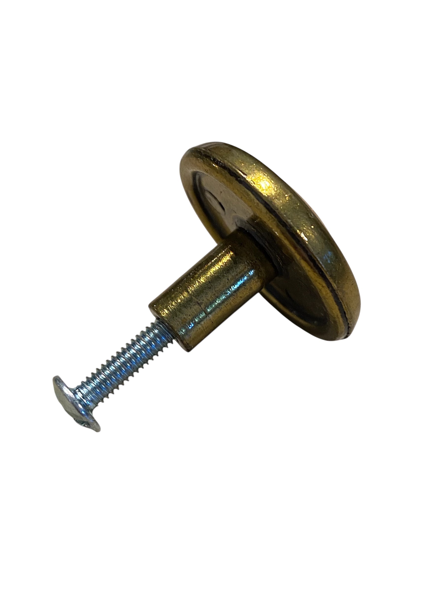 Reclaimed Wood and Brass Knob