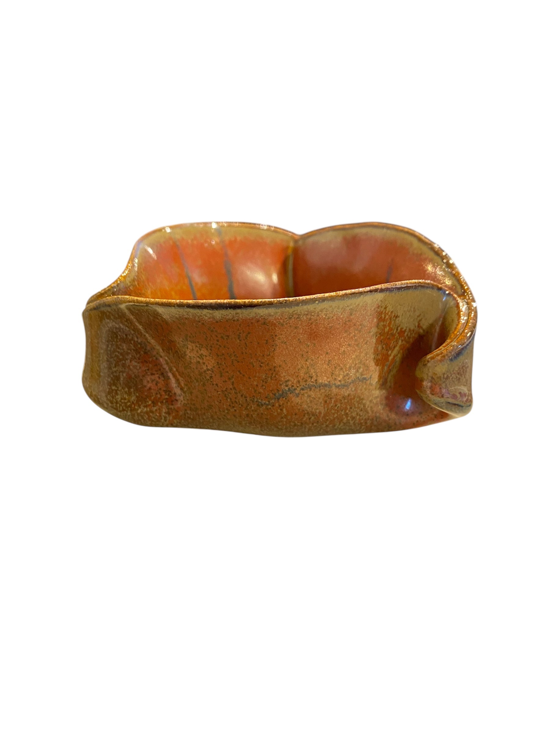 Hilborn Brown Pinched Dish