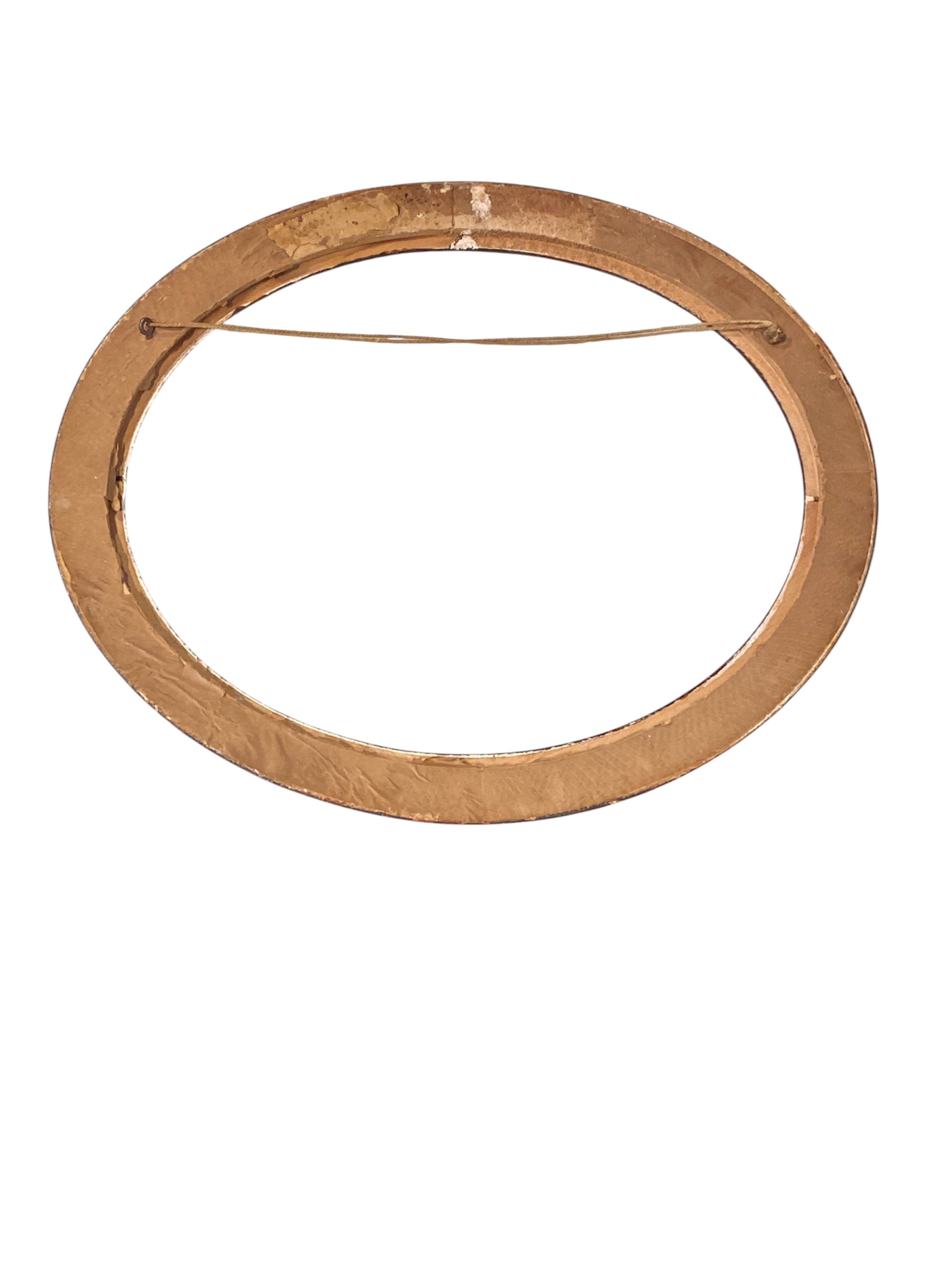 Old Wooden Oval Frame