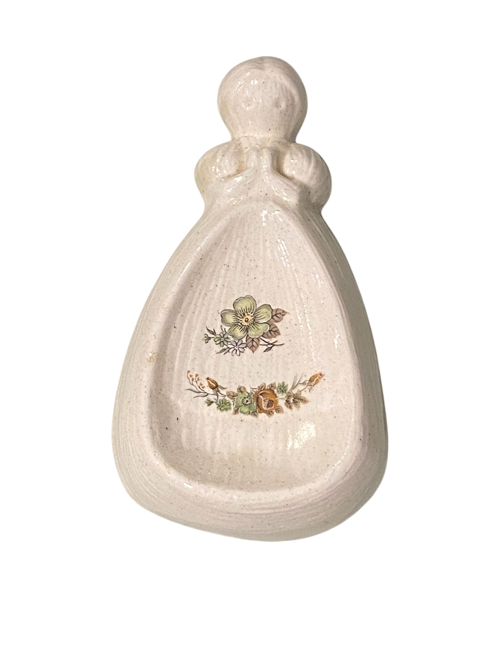 Cermaic Woman Spoon Rest