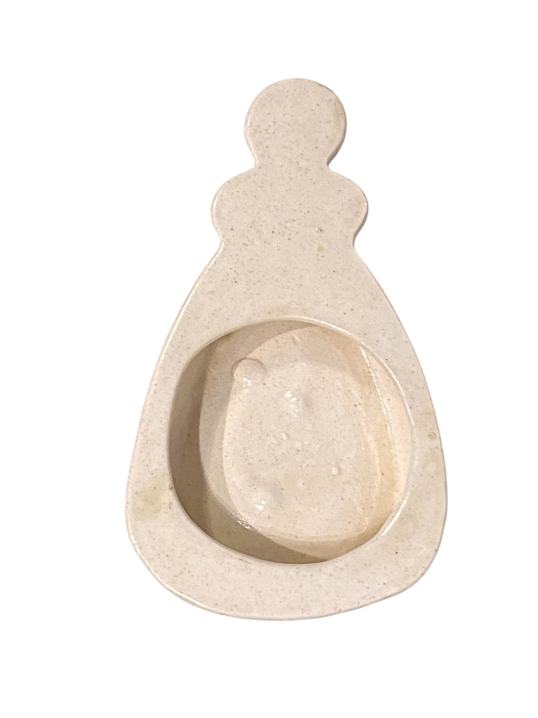 Cermaic Woman Spoon Rest