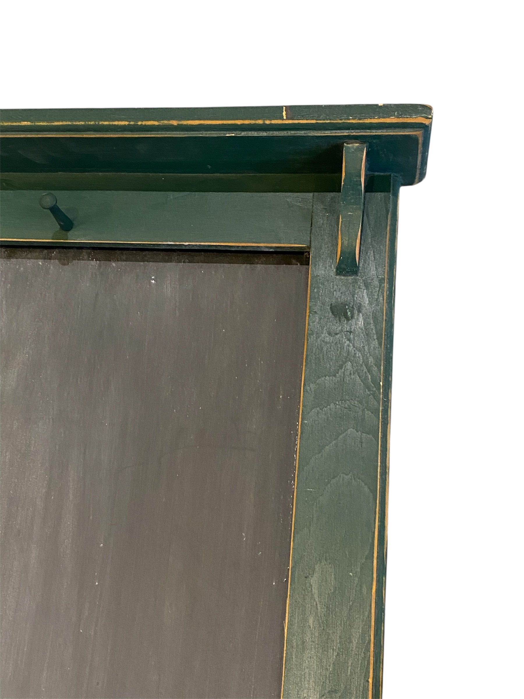 Forest Green Chalkboard with Pegs