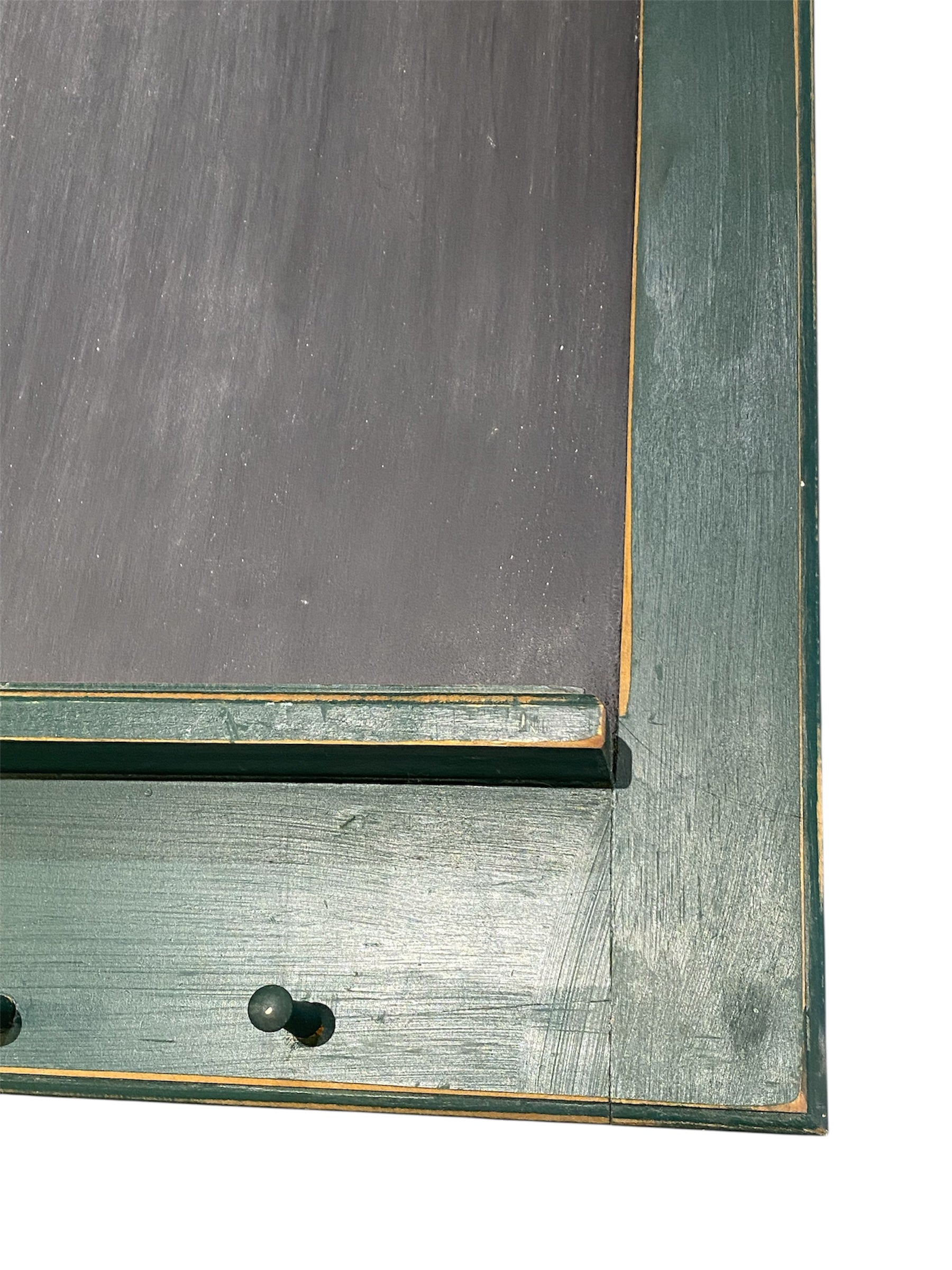 Forest Green Chalkboard with Pegs