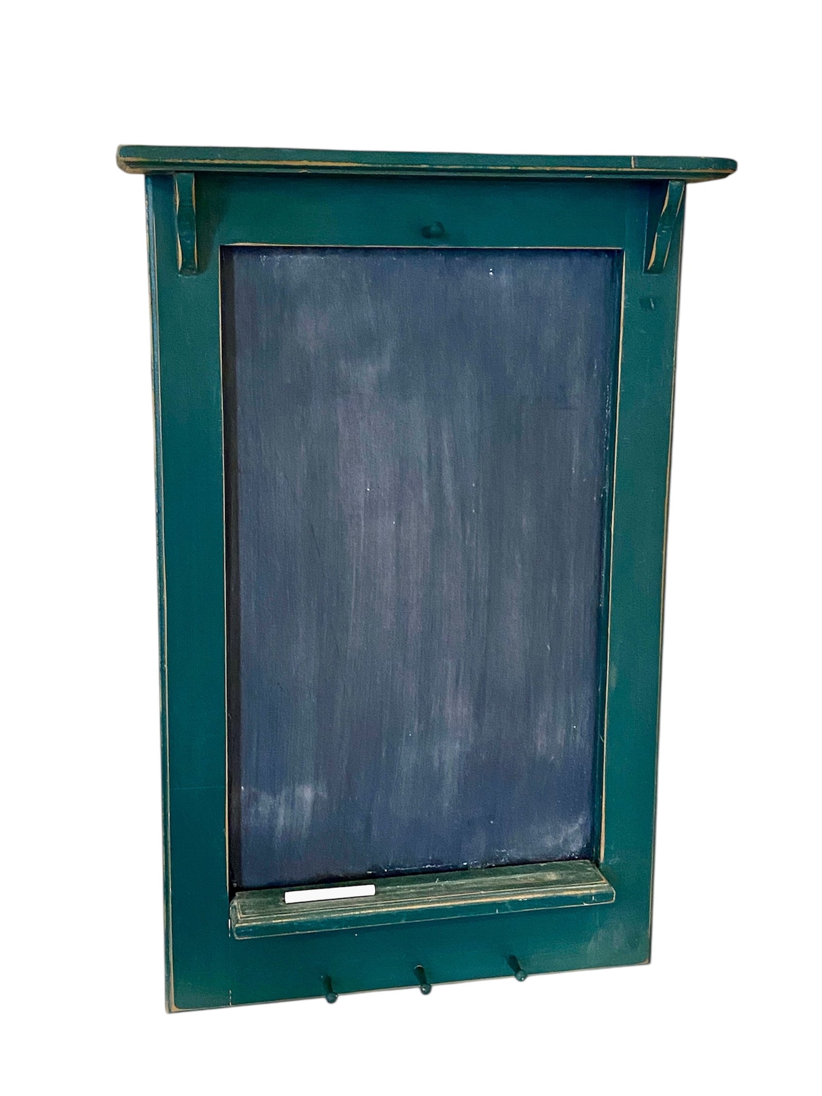 Forest Green Chalkboard with Pegs