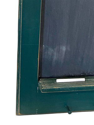 Forest Green Chalkboard with Pegs