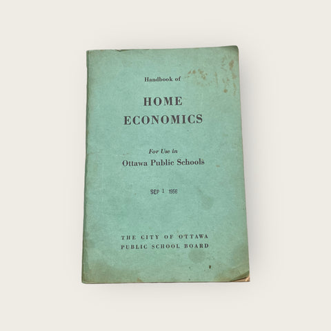 Handbook of Home Economics for Ottawa Public Schools