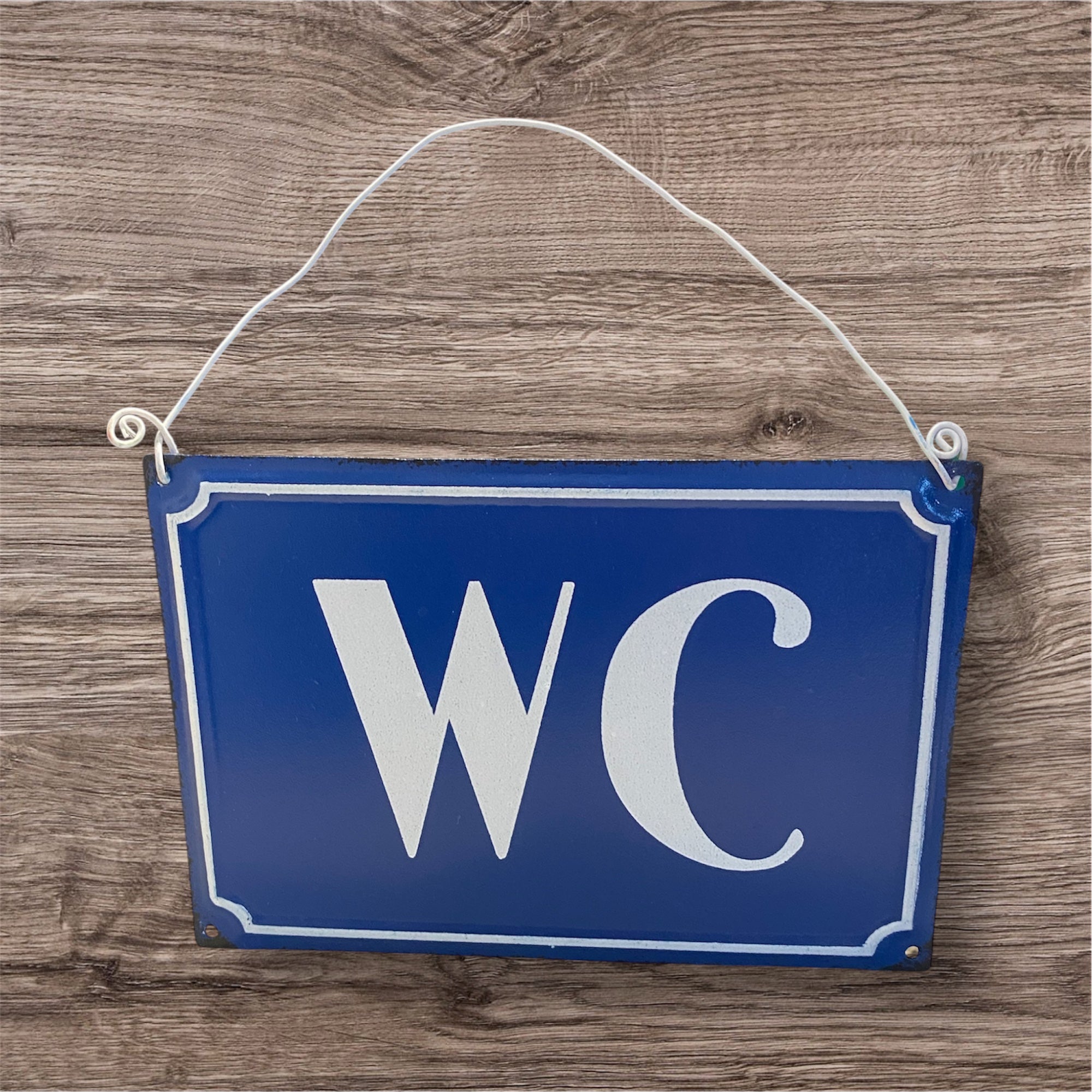 Metal Water Closet (WC) Sign