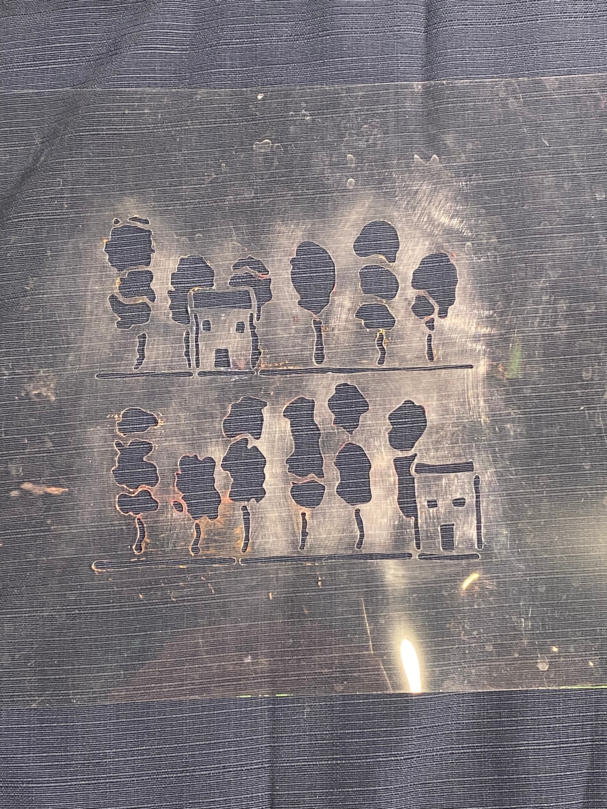 Annie Sloan Trees Pre-Loved Stencil