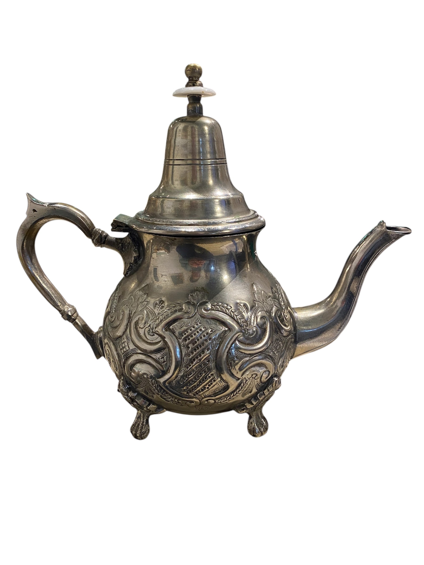 Orante Silver Moroccan Teapot