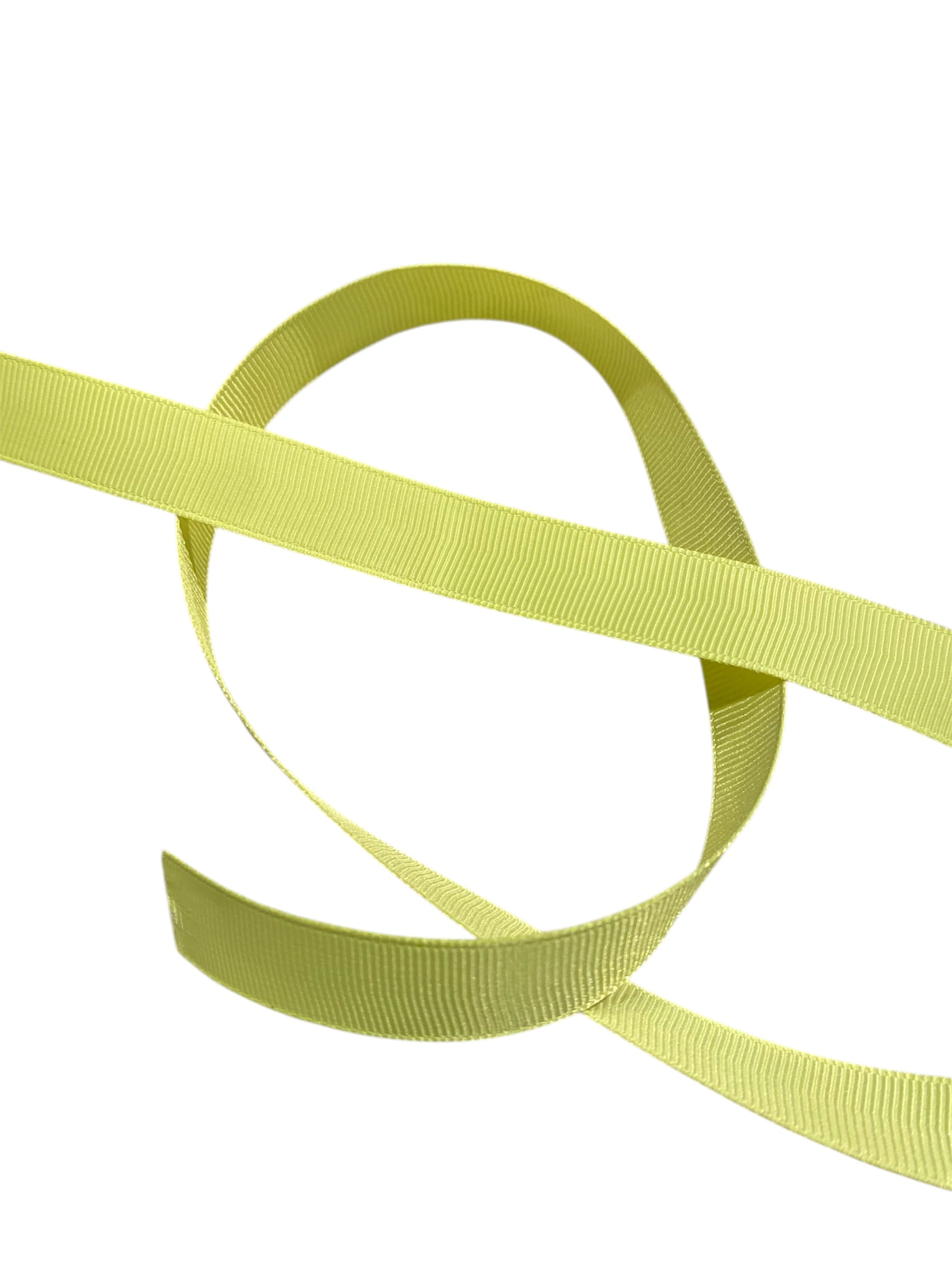 Bright Yellow Satin Ribbon