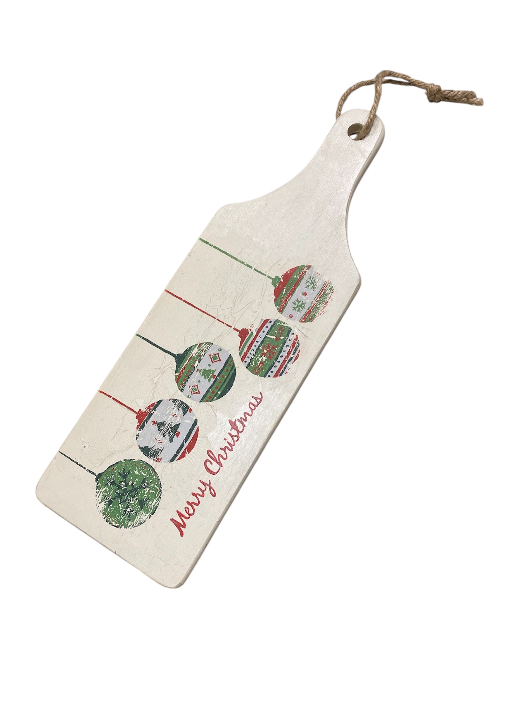 Christmas Tree and Ornaments Double-Sided Sign