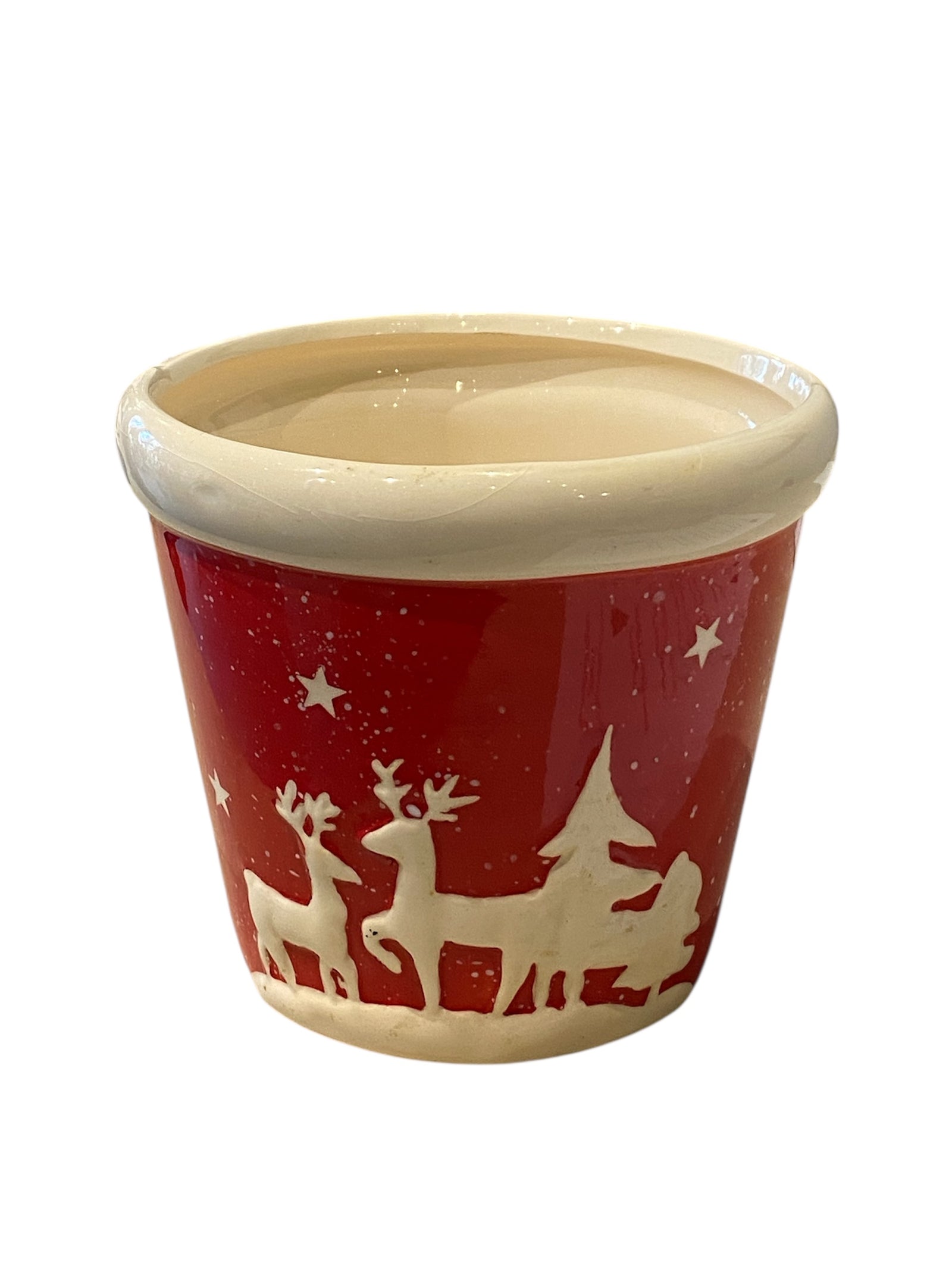 Christmas Reindeer Flower Pot